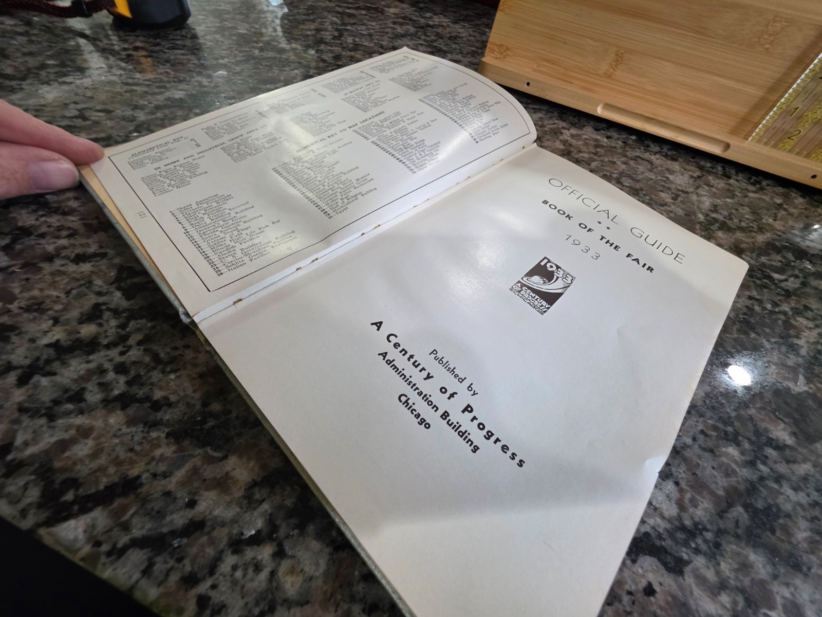 1933 Century of Progress Official Guide Book Of the Fair Chicago World’s Fair LB