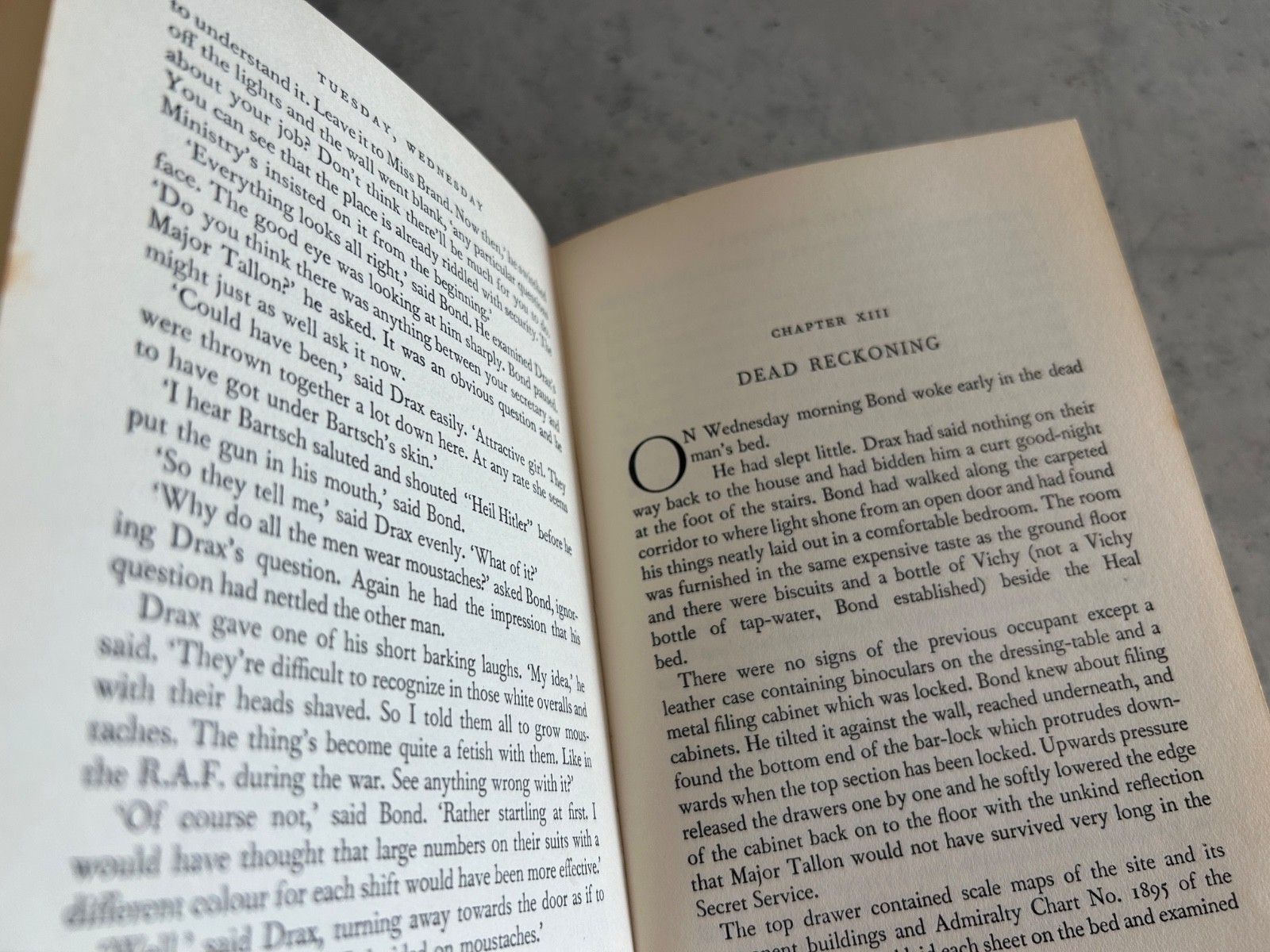 MOONRAKER First EDITION 1st/3rd print 1958 Jonathan CAPE Ian Fleming James Bond