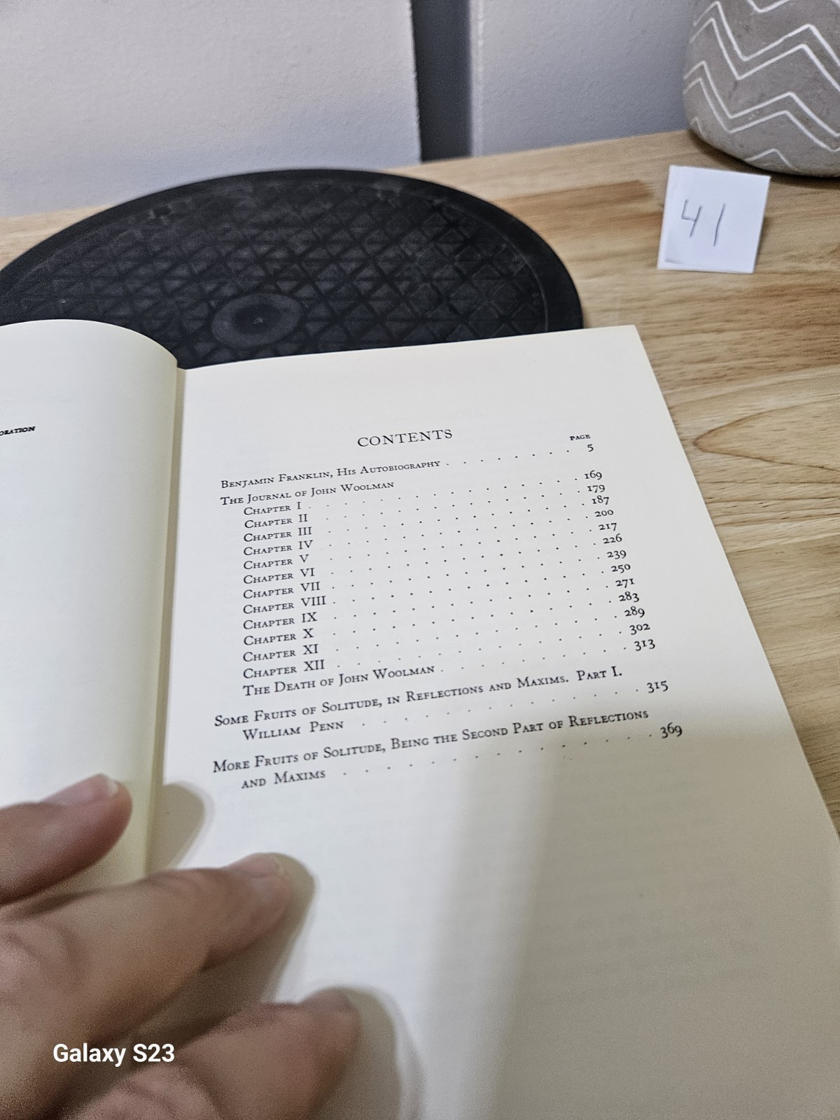 Ben Franklin, William Penn & John Woolman: 1937, Harvard Classics Deluxe Edition