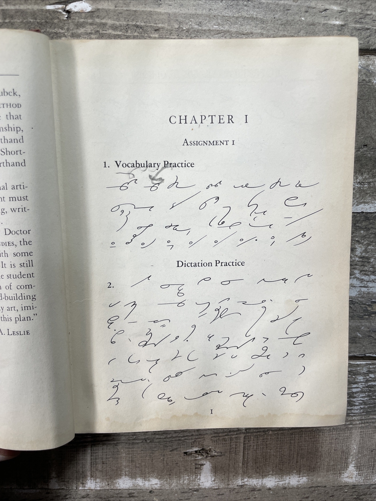 1943 Antique Language Learning Book „Functional Method Dictation“