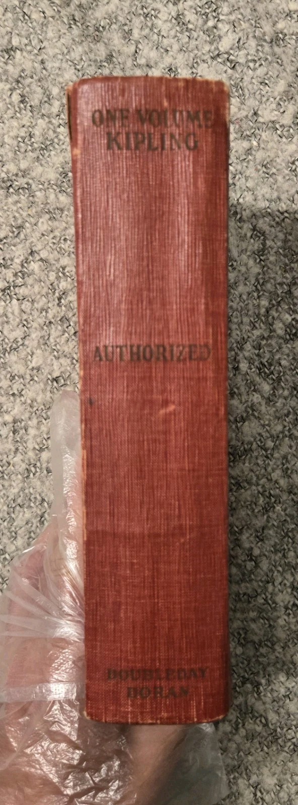 One Volume Kipling Authorized 1928 Ex-Libris Universal Literature Good Condition