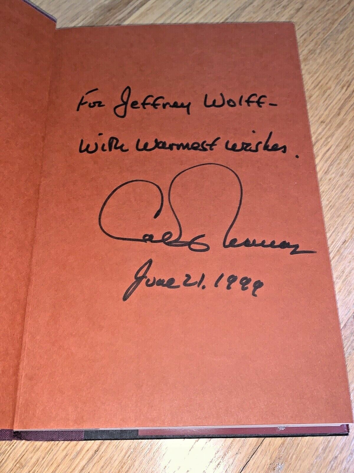 1994 1st Edition THE THINGS THAT MATTER MOST, Signed by CAL THOMAS + NOTE