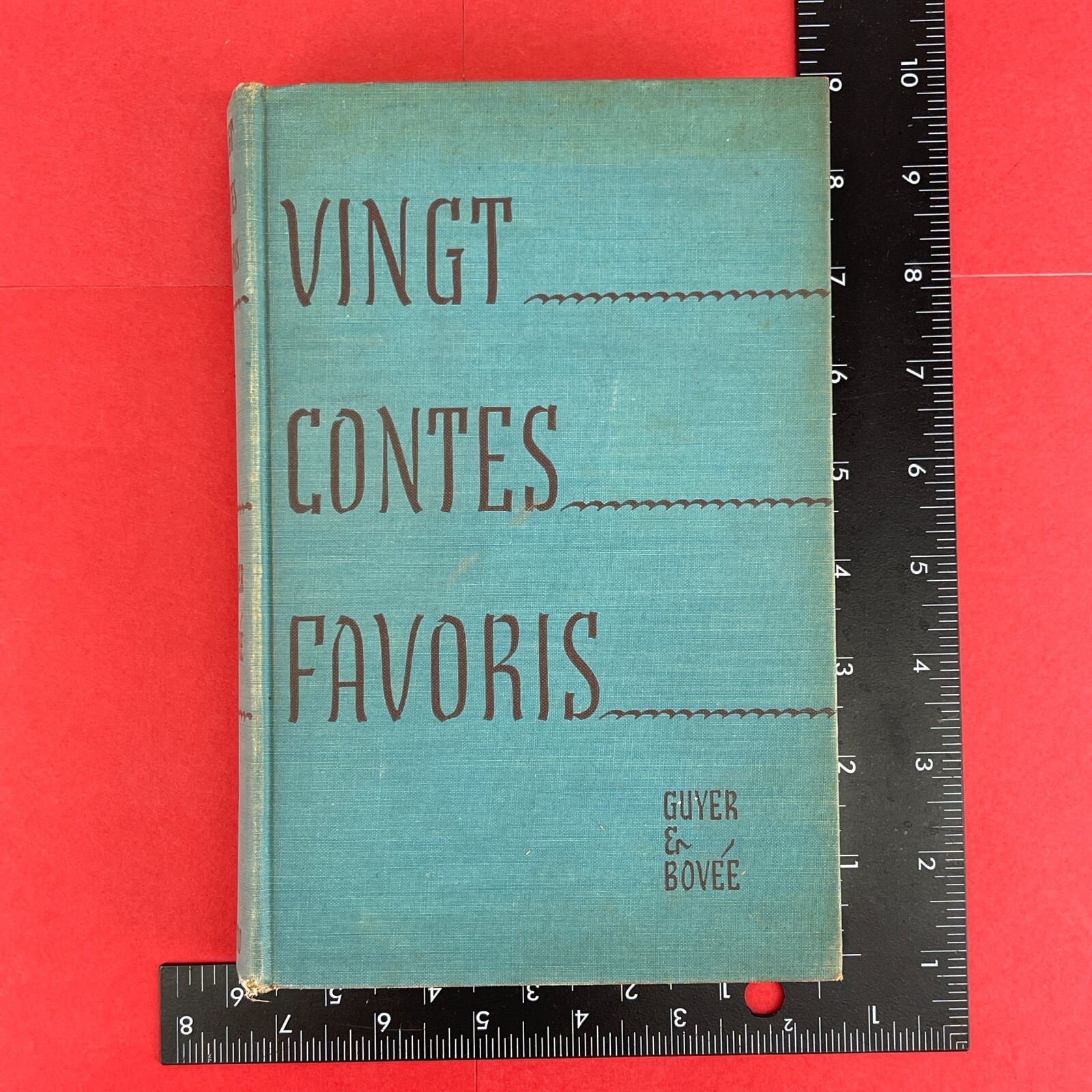 Vingt Contes Favoris – 1942 Vintage Hardcover – French Short Stories – RARE