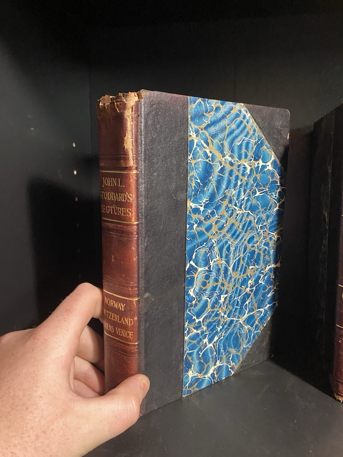 John Stoddards Lectures 1897 Antique Complete 10 Vol. Set Handsome Condition