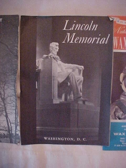 4 WASHINGTON D.C. PAMPHLETS, 1960s