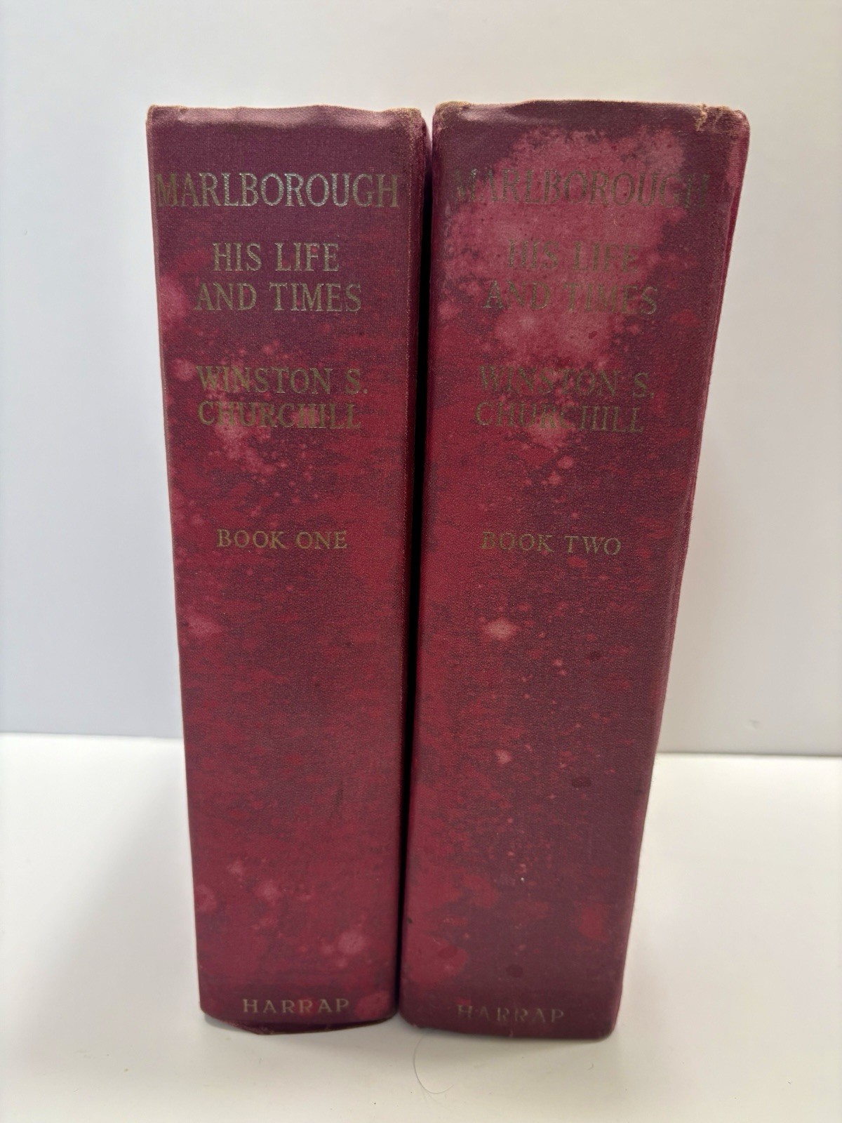 Marlborough His Life And Times By Winston Churchill Two Volume Set