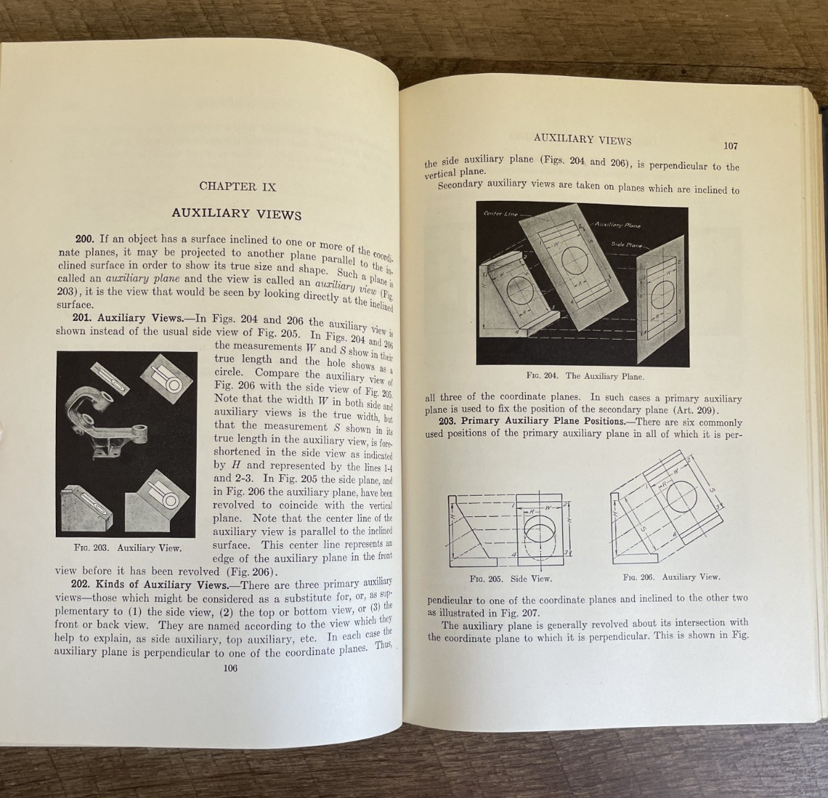 Rare 1935 DRAFTING FOR ENGINEERS, 2nd Ed/2nd Print, Carl Svensen, Vintage Txtbk