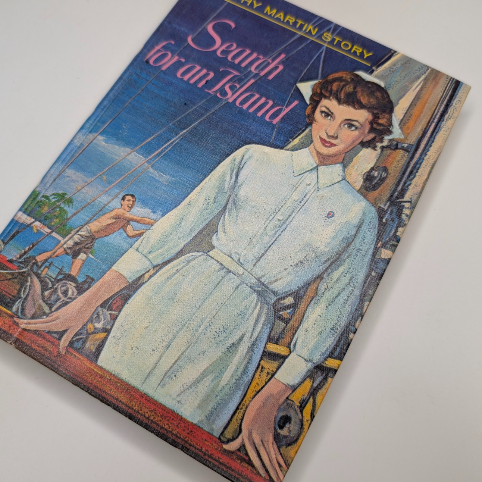 1963 Search for an Island Kathy Martin Nurse Story Book Josephine James Golden