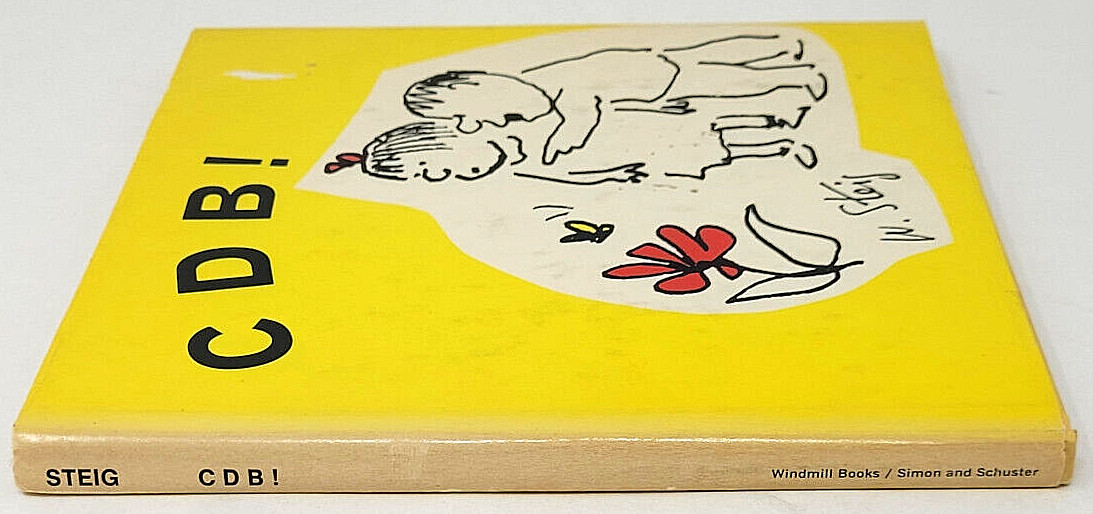 CDB! William Steig 1968 Hardcover with Dust Jacket Windmill Books Coded Alphabet