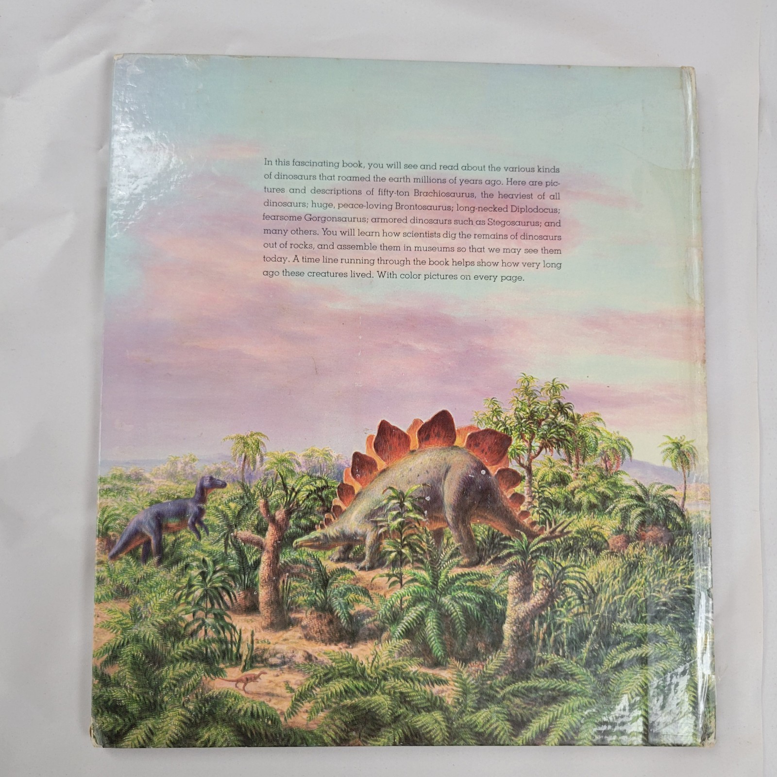 Dinosaurs And Other Prehistoric Reptiles-Watson Giant Golden Book 1960 vtg