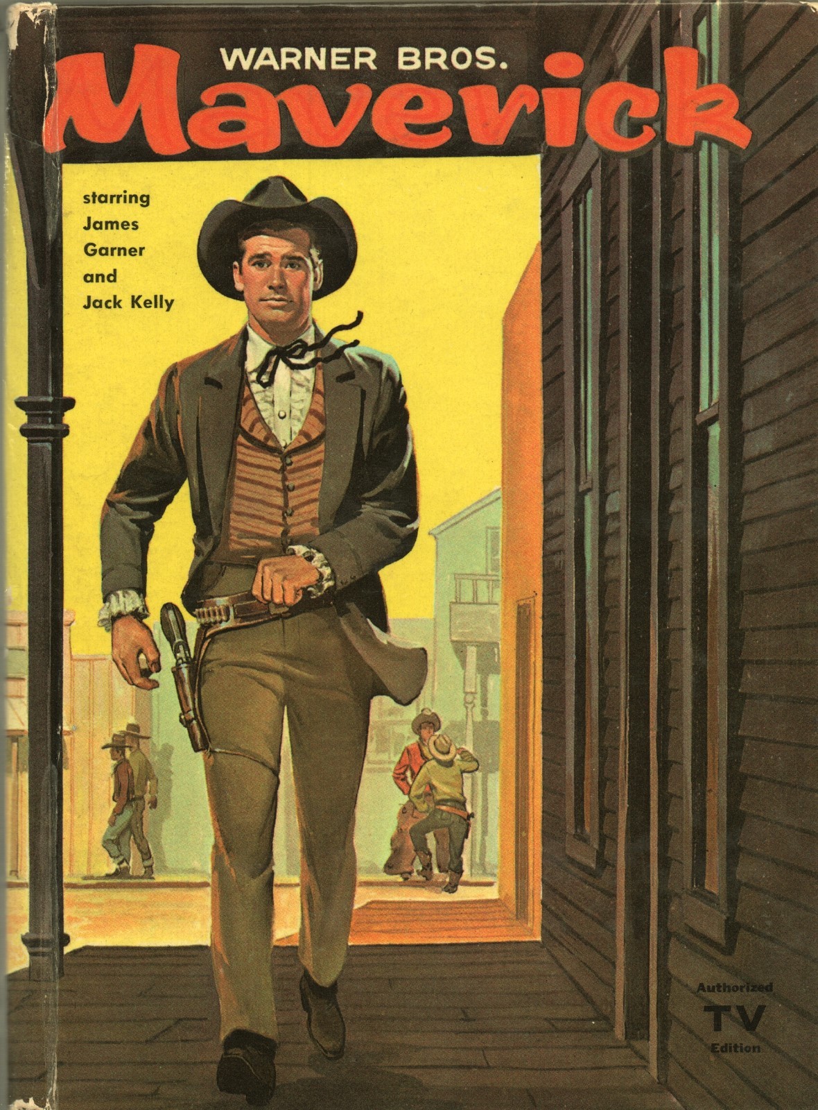 MAVERICK By CHARLES I COOMBS Whitman HC 1959 Starring James Garner & Jack Kelly