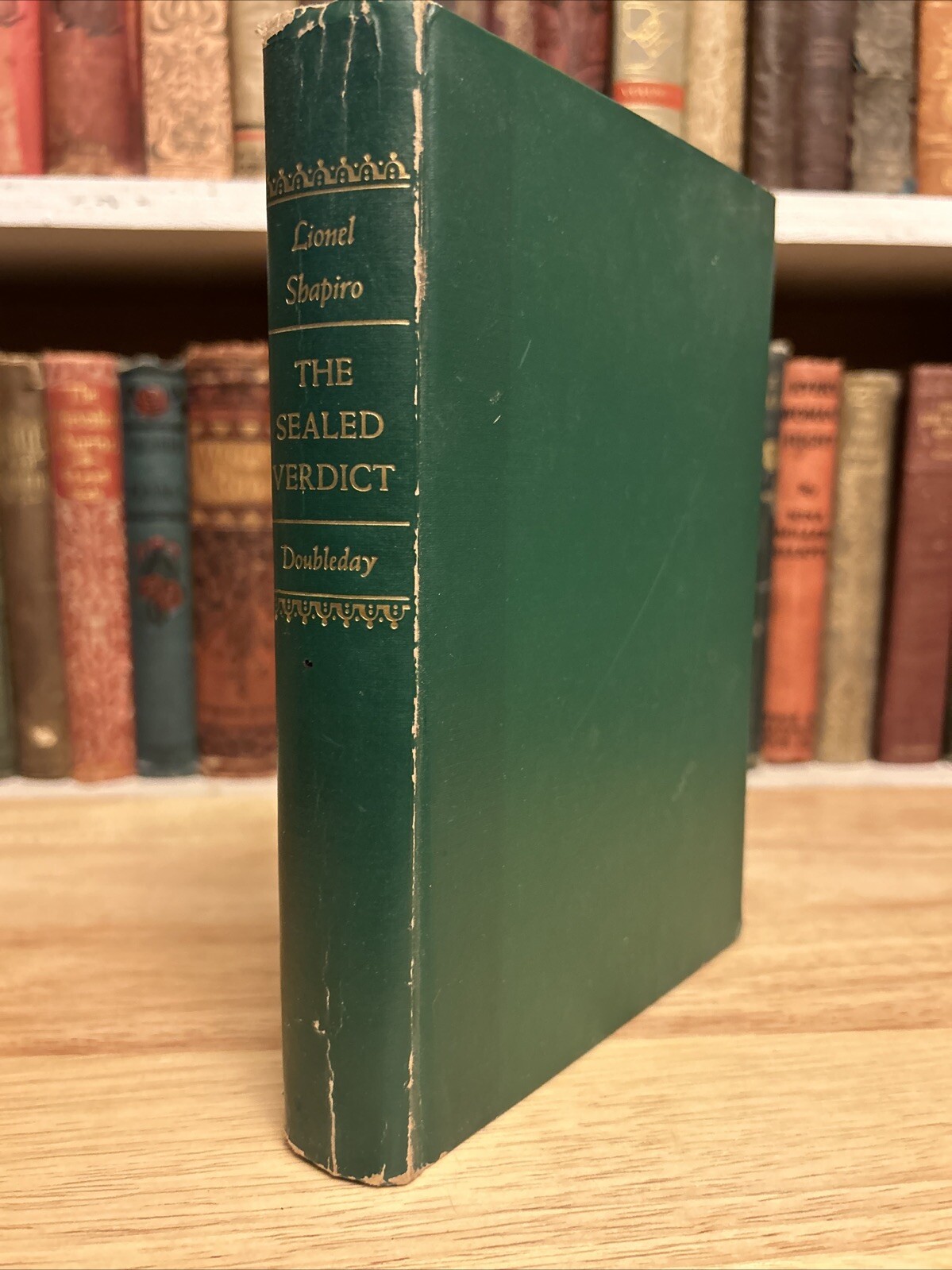 THE SEALED VERDICT by Lionel Shapiro 1947 HC triumph over Nazism VTG