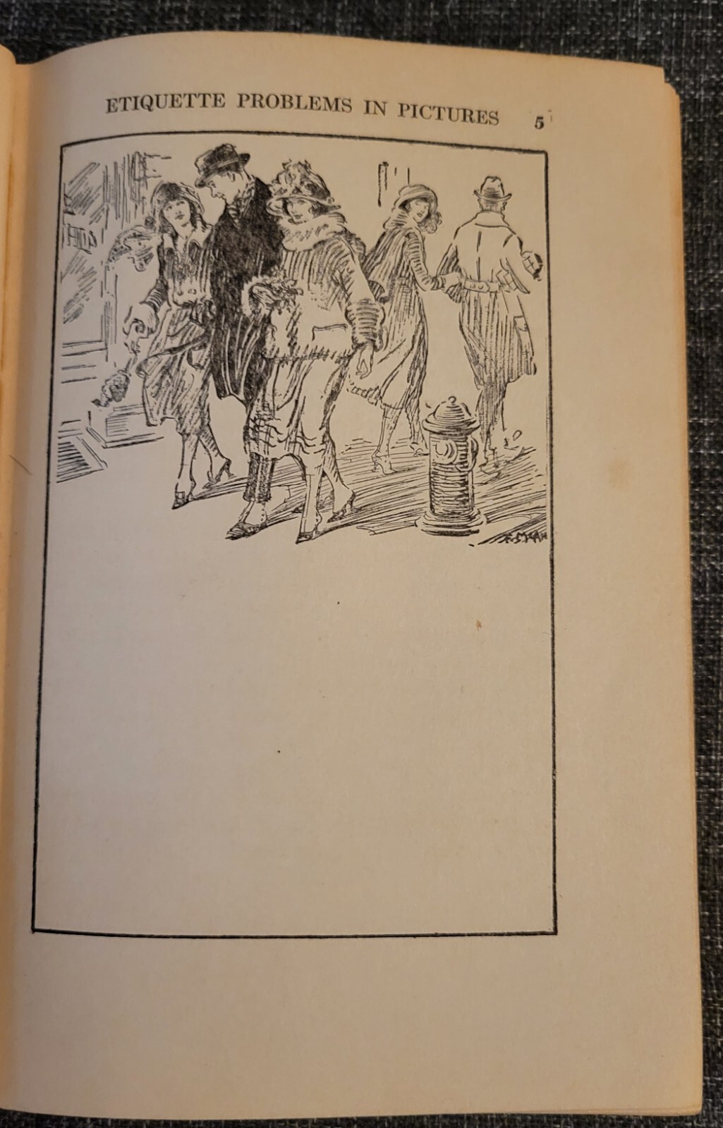 Etiquette Problems in Pictures by Lillian Eichler, Nelson Doubleday, Inc. 1924