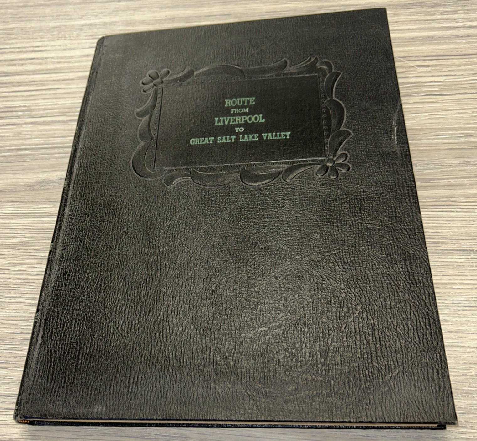 Route From Liverpool To Great Salt Lake Valley Illus. HC Embossed Cover 1959