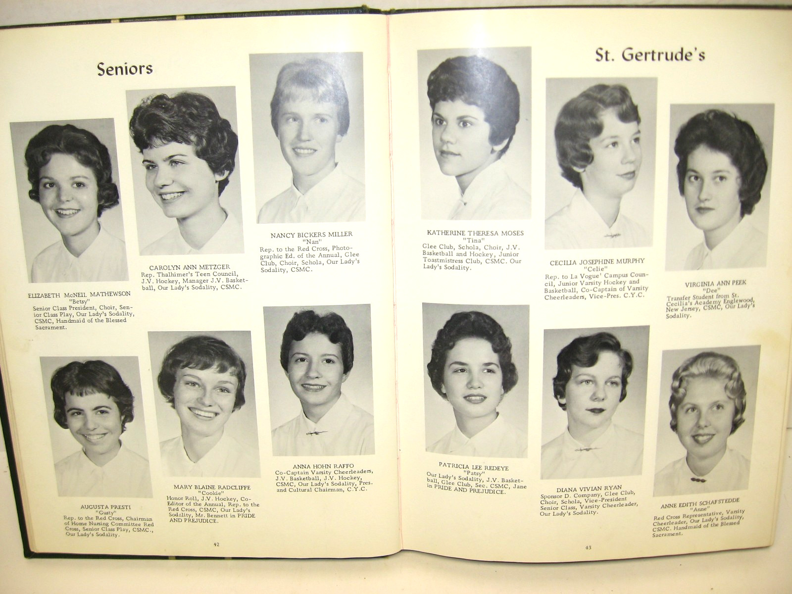 1960 Cadet, Benedictine and St Gertrude High Schools, Richmond Virginia Yearbook