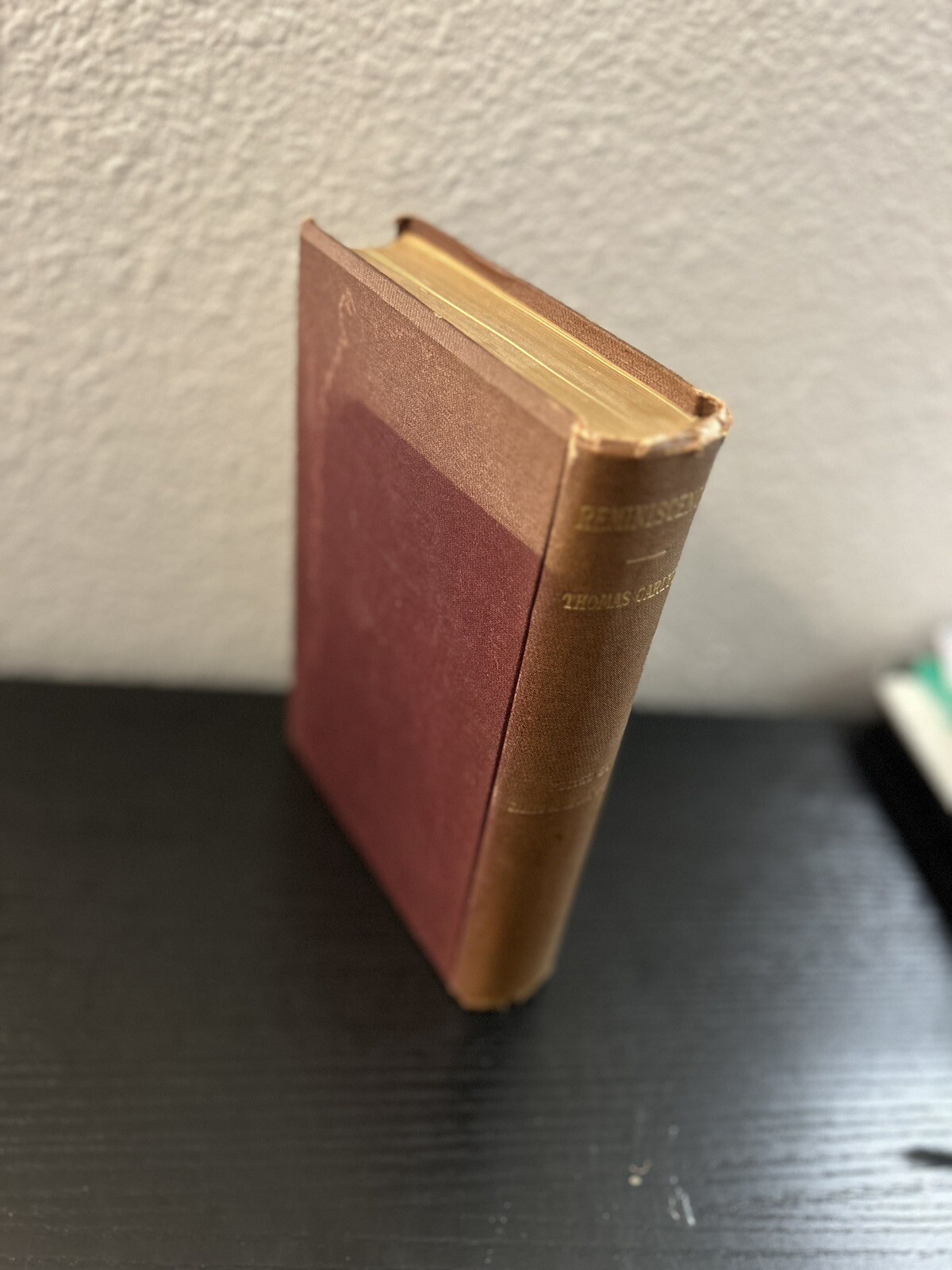 Reminiscences By Thomas Carlyle Edited By James Anthony Froude New York 1881