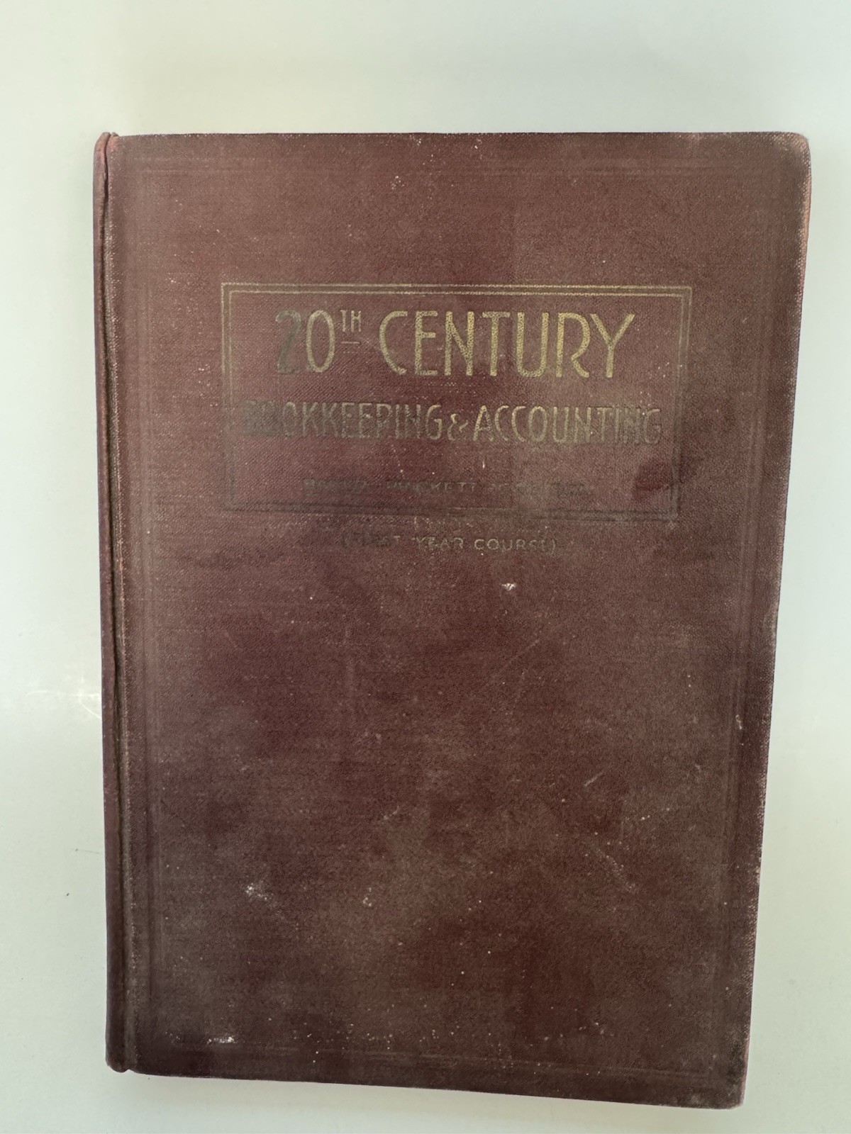 20th Century Bookkeeping and Accounting 17th Ed HC Baker/Prickett/Carlson 1935