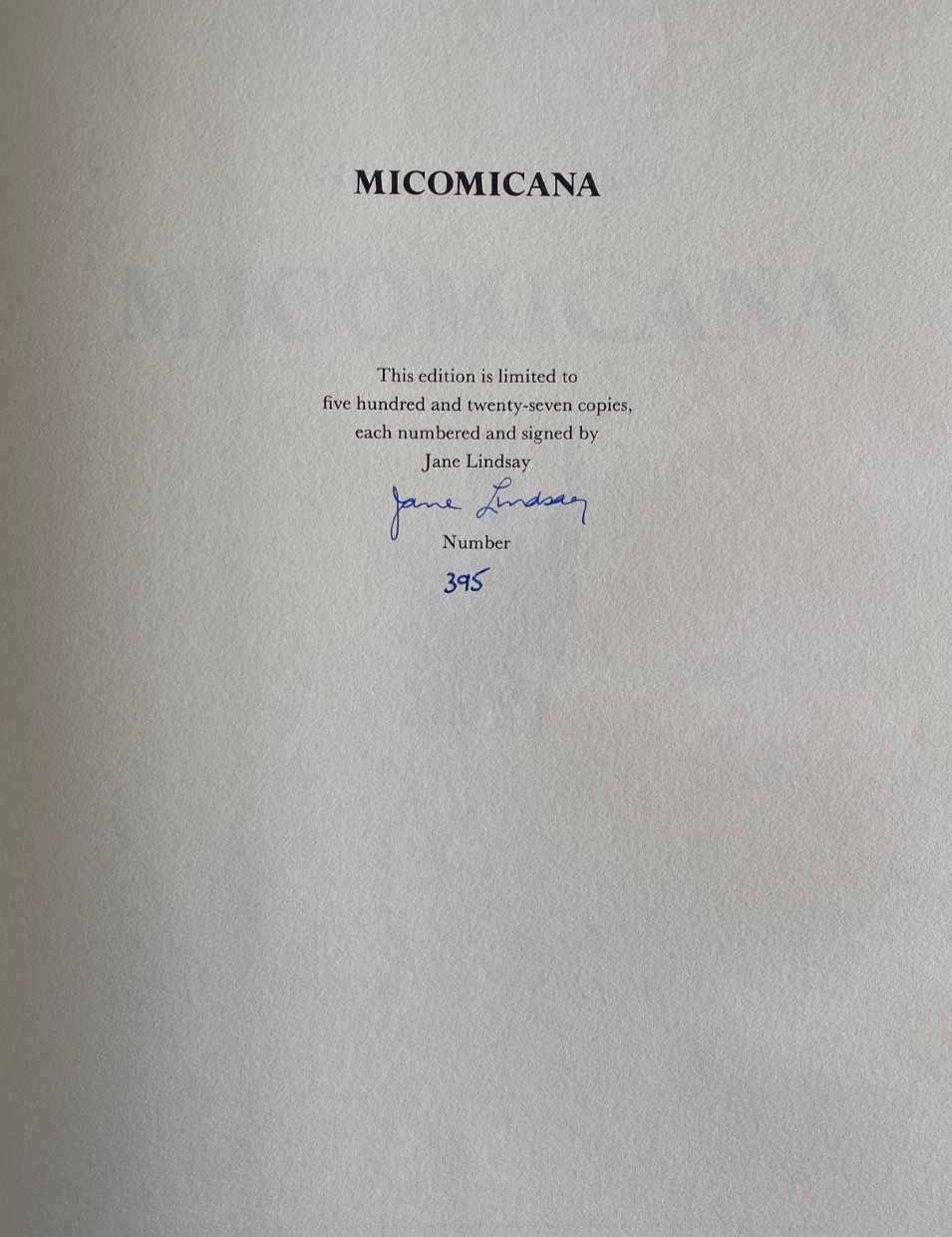 1979 MICOMICANA *BRAND NEW* 200 plates by NORMAN LINDSAY *SIGNED* JANE LINDSAY
