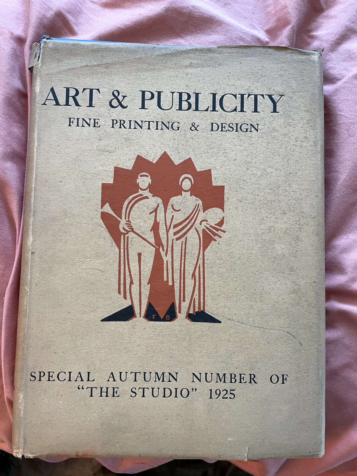 „The Studio“ 1925 Paperback Book „Art & Publicity“ Fine Printing & Design *