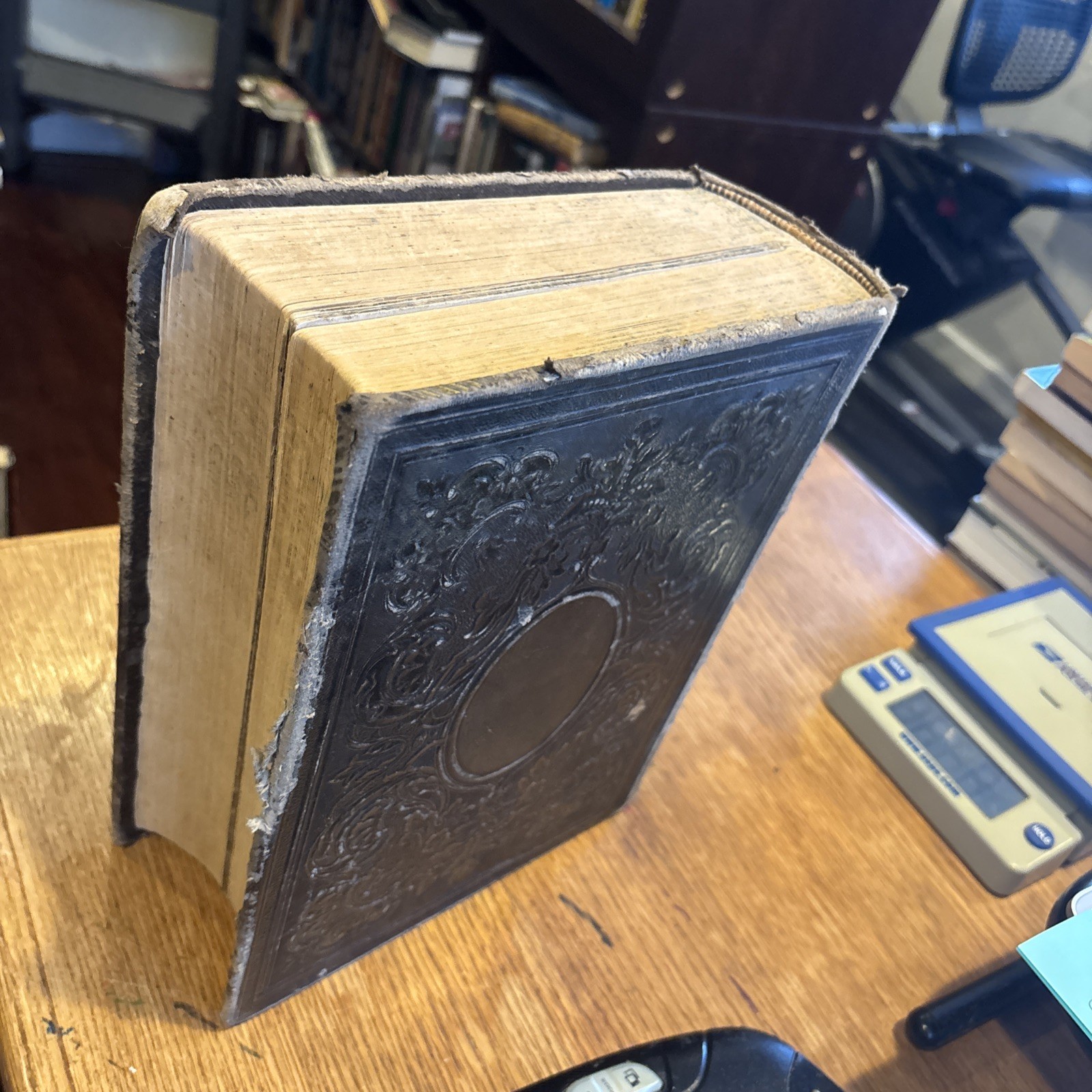 THE ILLUSTRATED DOMESTIC BIBLE Rev. Ingram Cobb in M.A. 1866 THEODORE BEENY FAM.