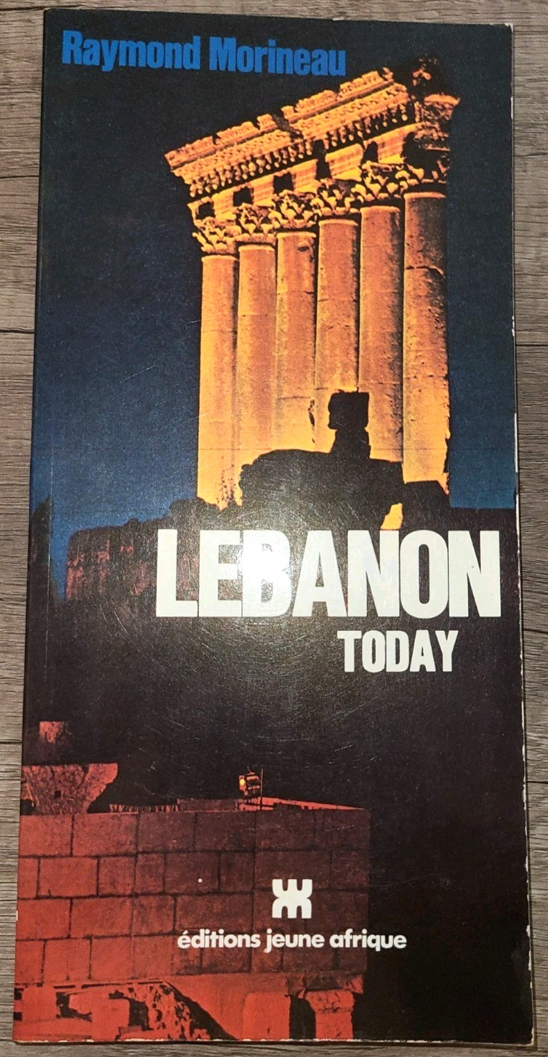 Vtg PB book, Lebanon Today by Raymond Morineau, 1974