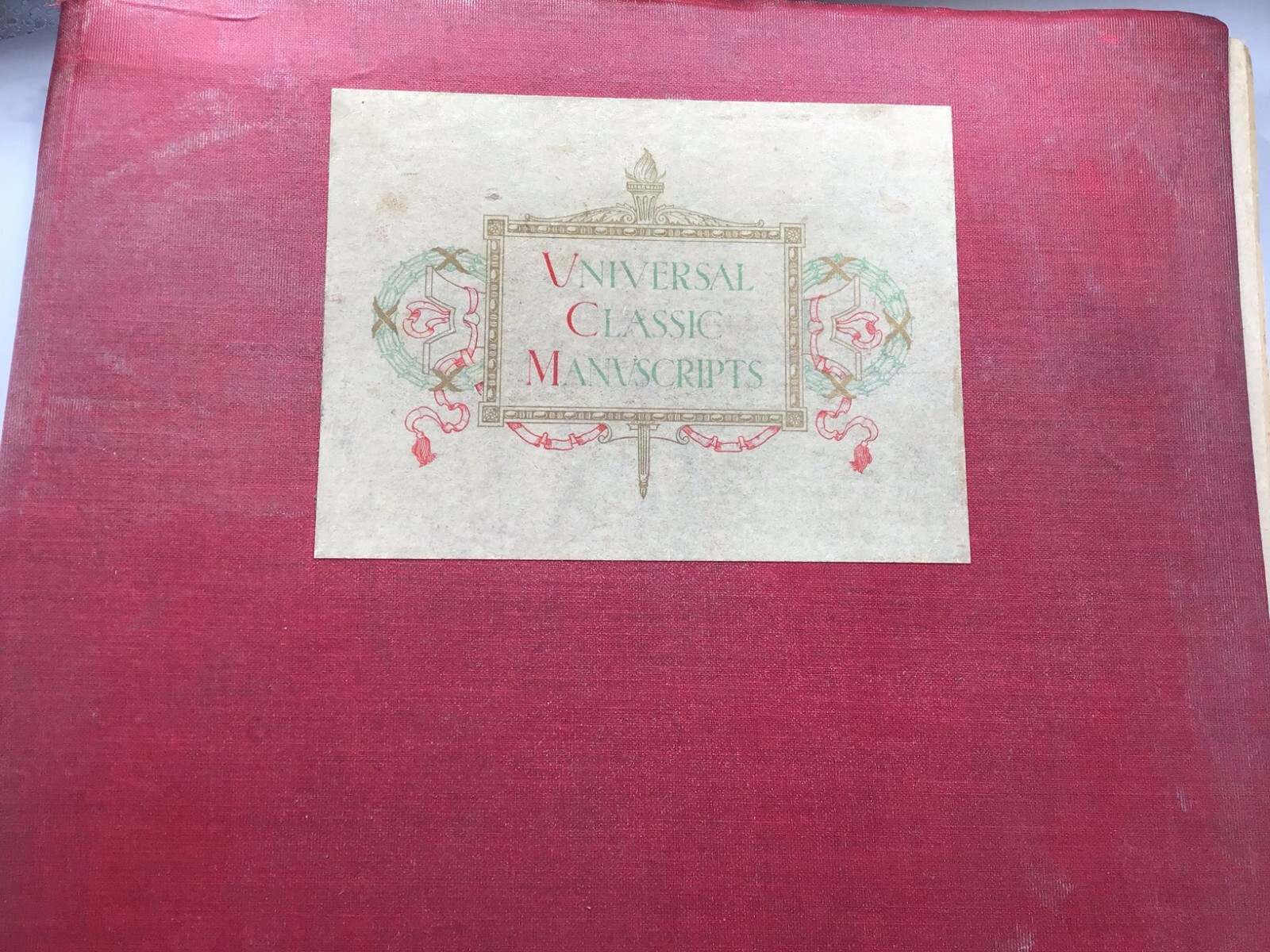 circa 1910 Universal Classic Manuscripts – M Walter Dunne Lg 17.5″ x 11.25″