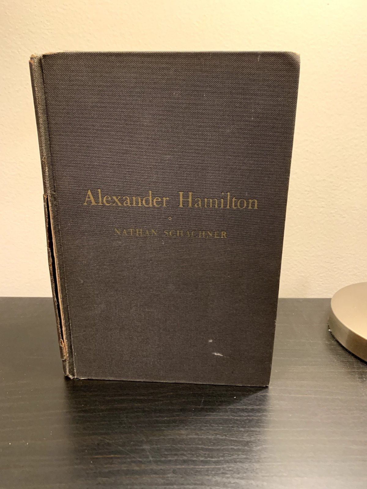 ALEXANDER HAMILTON By Nathan Schachner – Hardcover 1946