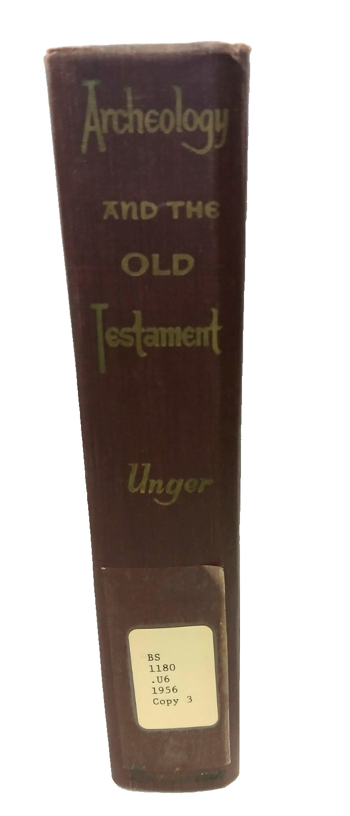 Archaeology Old Testament Unger Book Hardcover Vintage Bible History Study