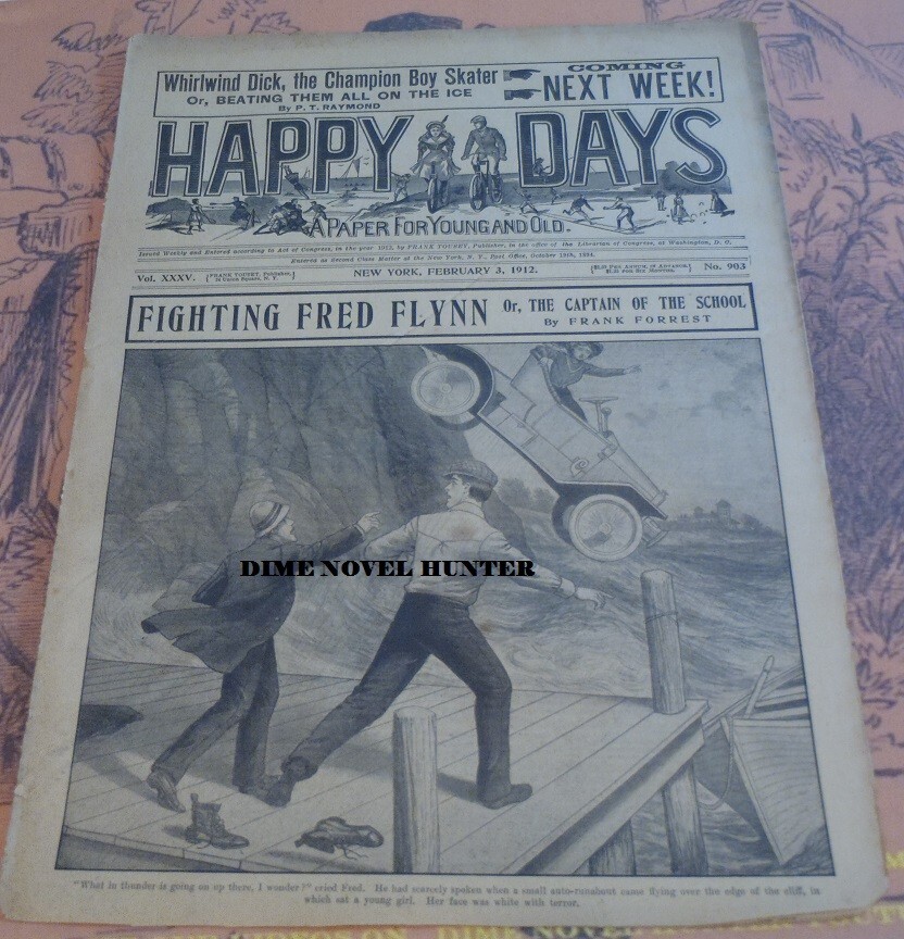 WESTERN COVER FRANK TOUSEY HAPPY DAYS #619 1906 DIME NOVEL