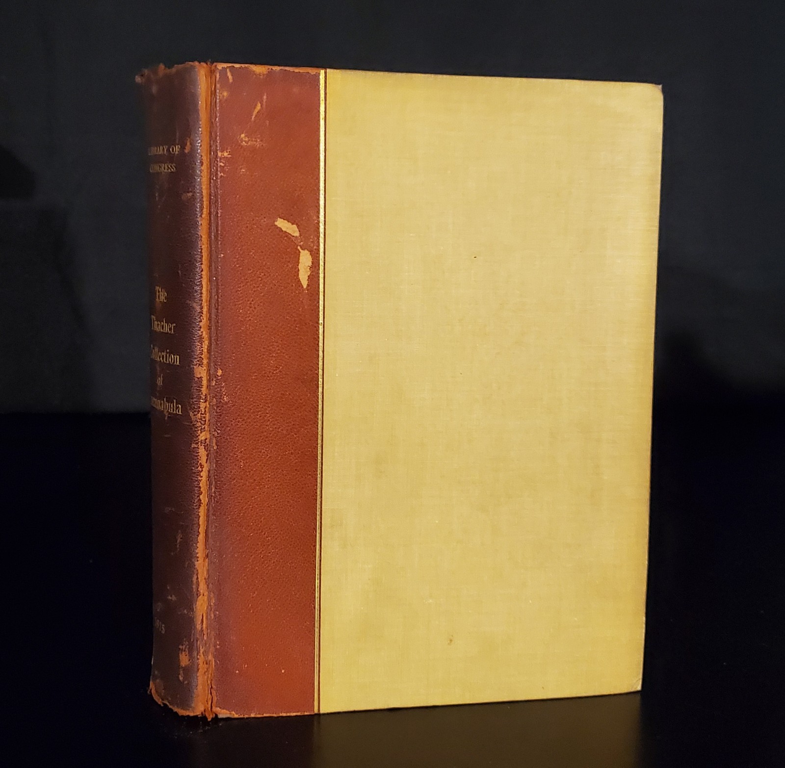 1915 ~ Catalogue of the John Boyd Thatcher Collection of Incunabula ~ Original