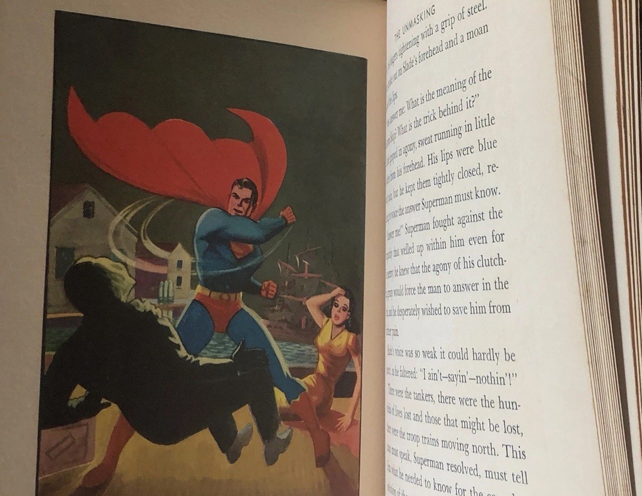 Superman by George Lowther, 1942 First Edition, Random House, Color Illustration