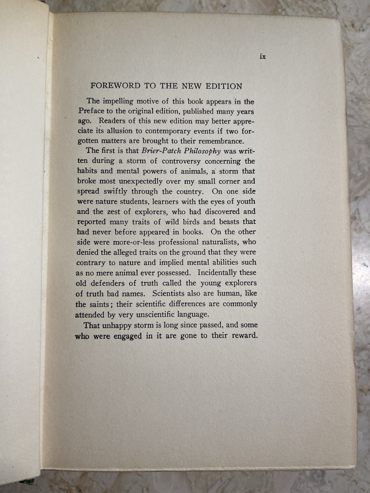 1906 Brier-Patch Philosophy Peter Rabbit William Long Illust. 1st Edition 296pg