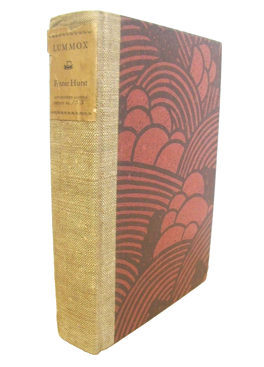 Lummox by Fannie Hurst 1923 Signed Limited Edition #155 of 250 copies Hardcover