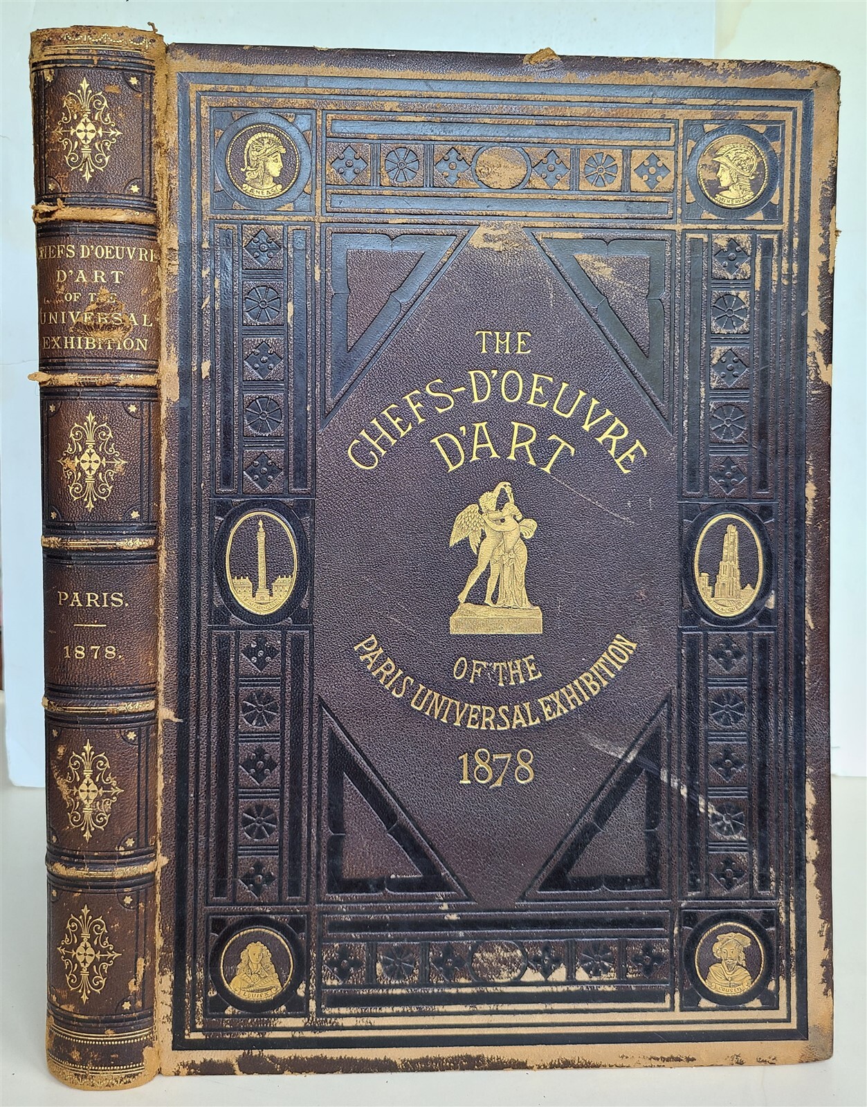 1878 MASTERPIECES of PARIS UNIVERSAL EXHIBITION antique FOLIO D’OEUVRE D’ART