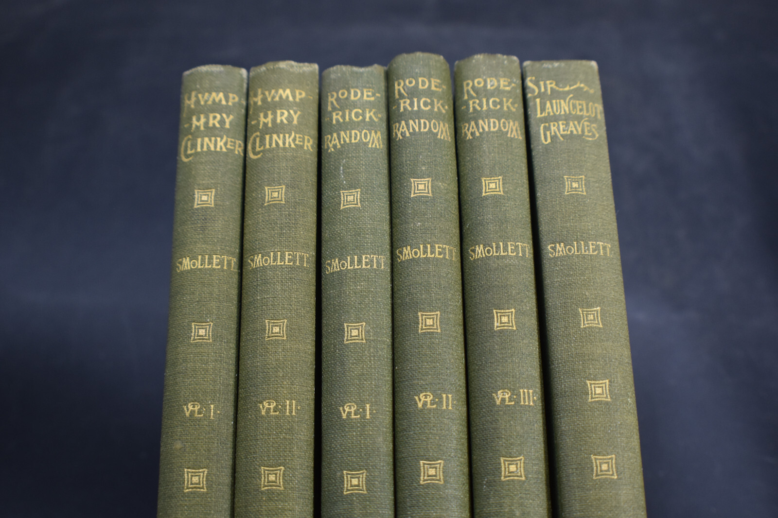 1900/1903 *LIMITED ED* THE WORKS OF TOBIAS SMOLLETT *12 Volumes* ILLUSTRATED