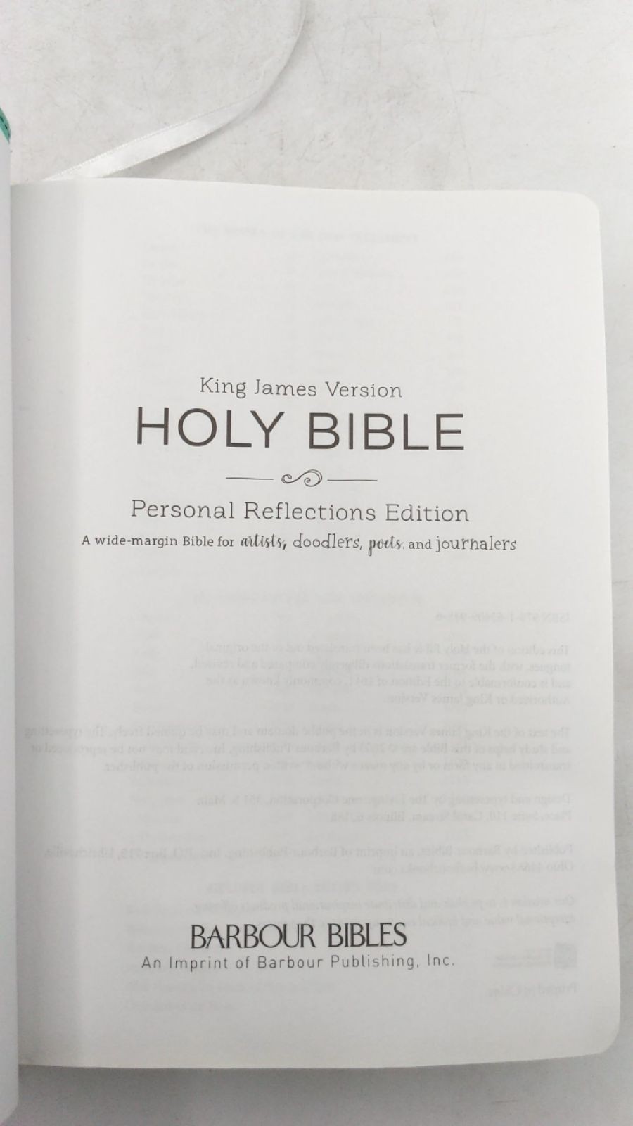 King James Version Holy Bible Personal Reflections Edition Hardcover Personal…
