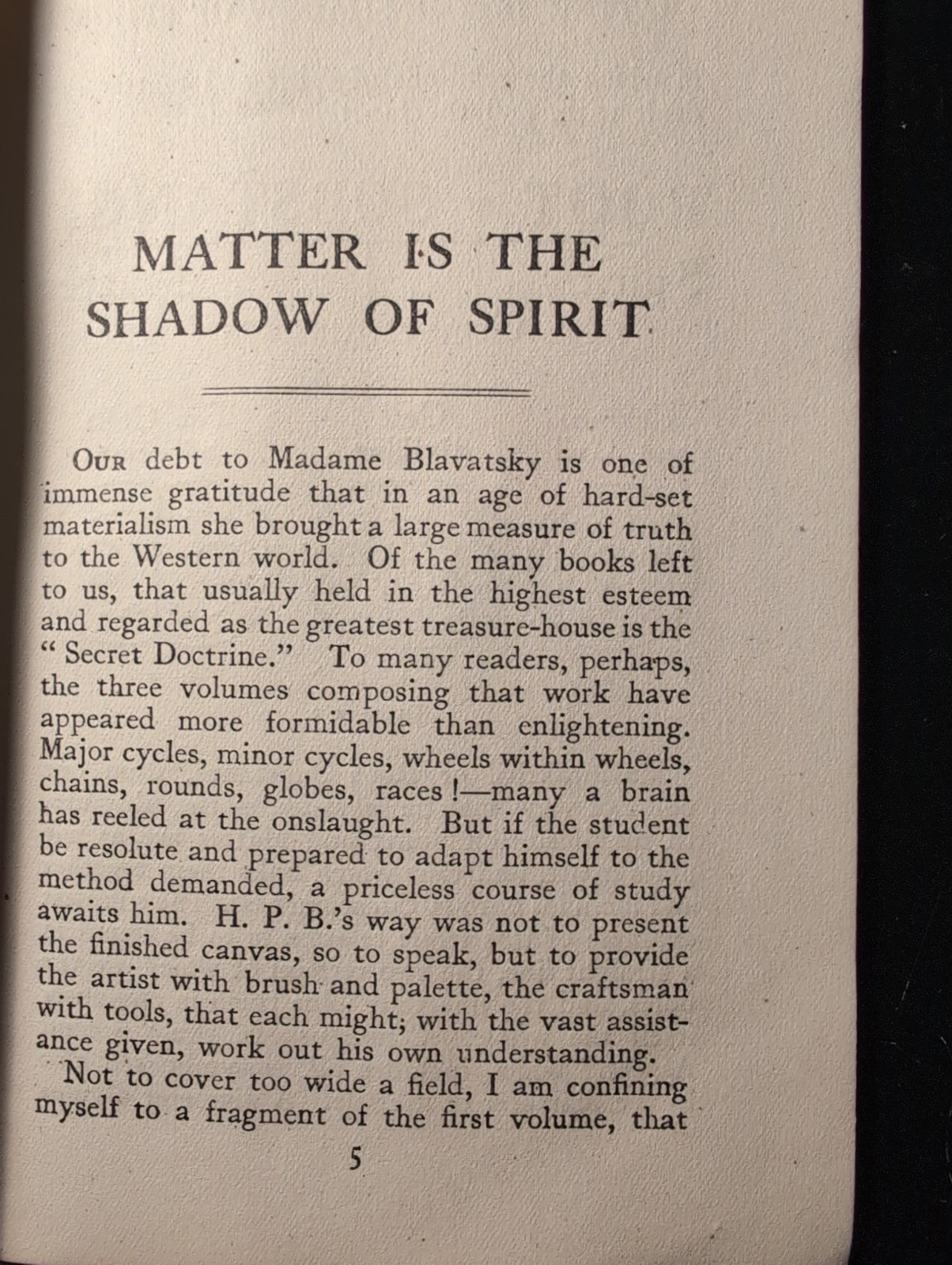 [H. P. Blavatsky] Gardner, E.L. The Blavatsky Lecture No. 1. 1918. Theosophy