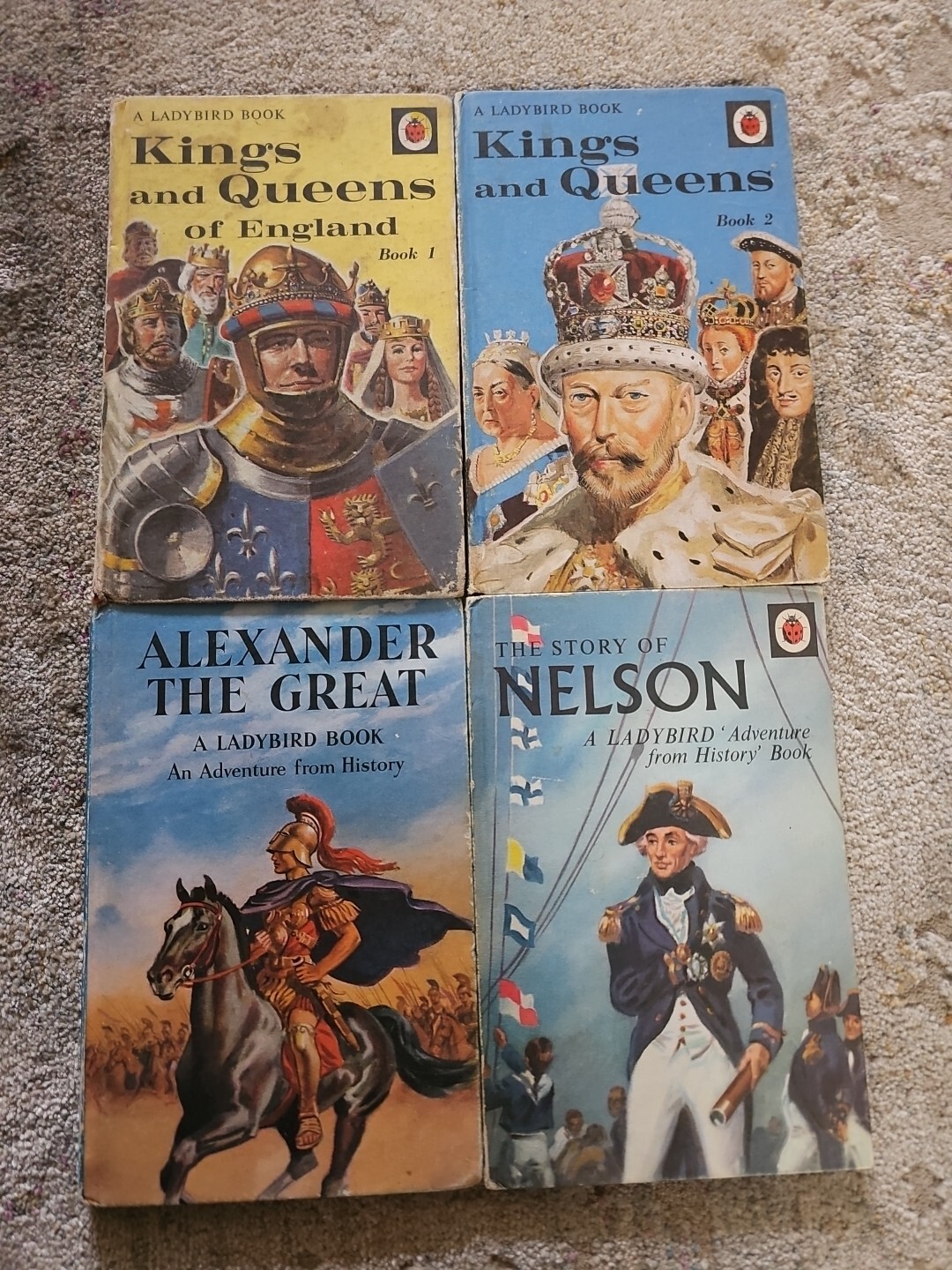4 Ladybird Books Series 561 L Du Garde Peach Adventure From History Kings M2