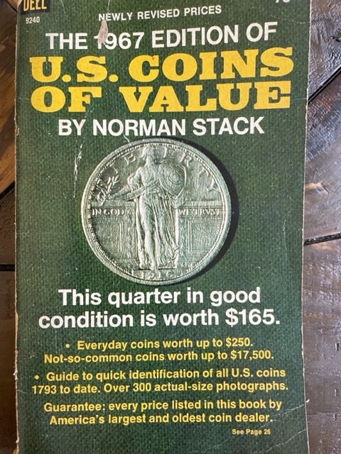 The 1967 Edition of U.S. Coins of Value, Norman Stack, Paperback, Vintage