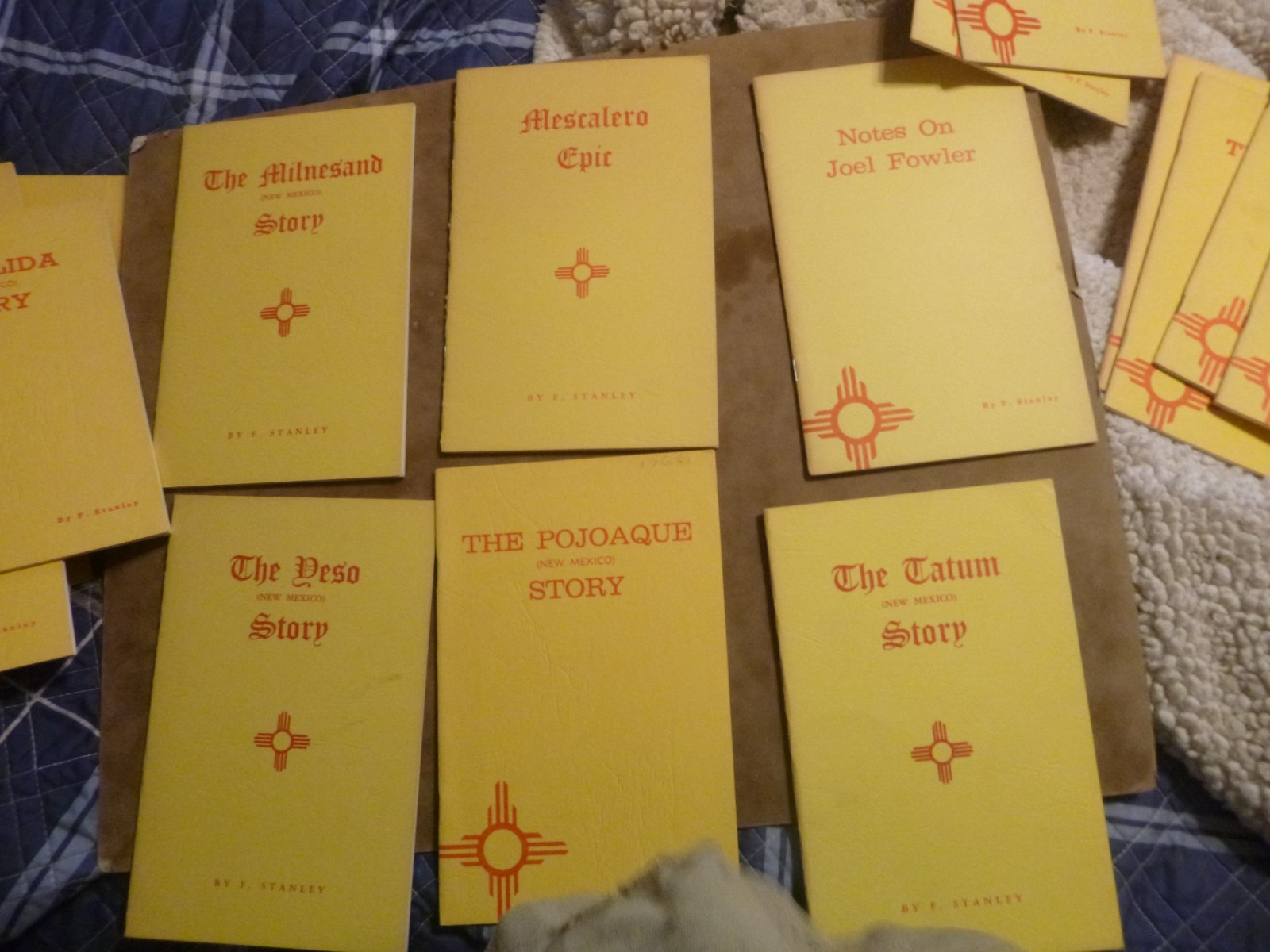 F. Stanley, New Mexico Booklets Price is per book. Abo to Wallace. 28 different