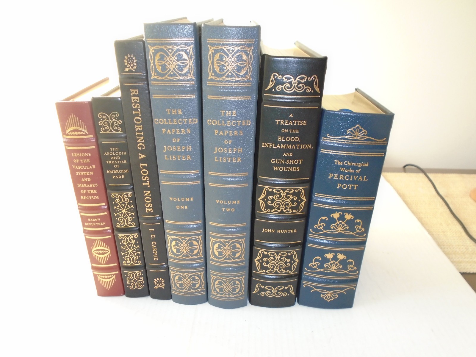 Lot of 7 Limited Edition #1177 of 7,500 The Classics of Surgery Library