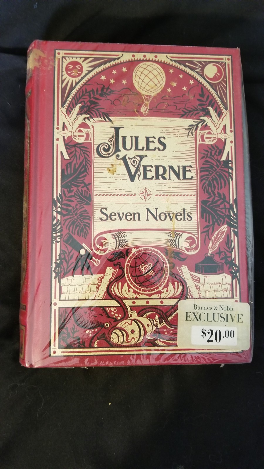 Jules Verne – Seven Novels Leather Bound Gold Edge SEALED Barnes and Noble