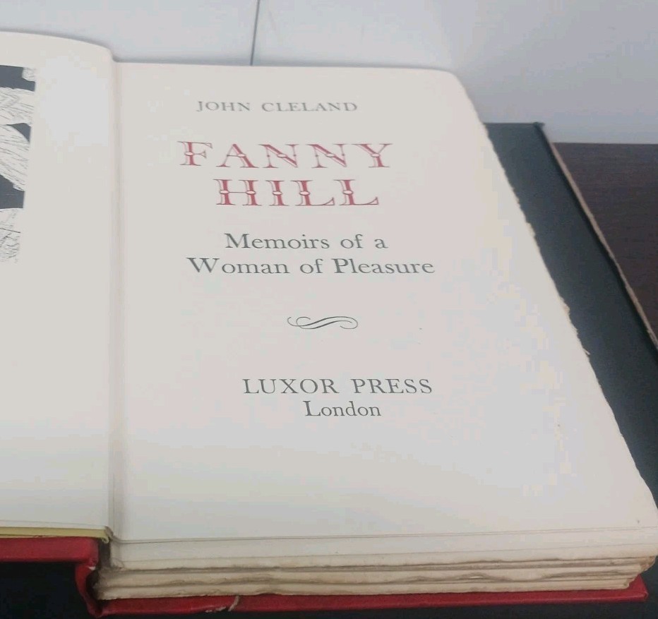 Fanny Hill: Memoirs of a Woman of Pleasure, John Cleland, 1963 1st Edition