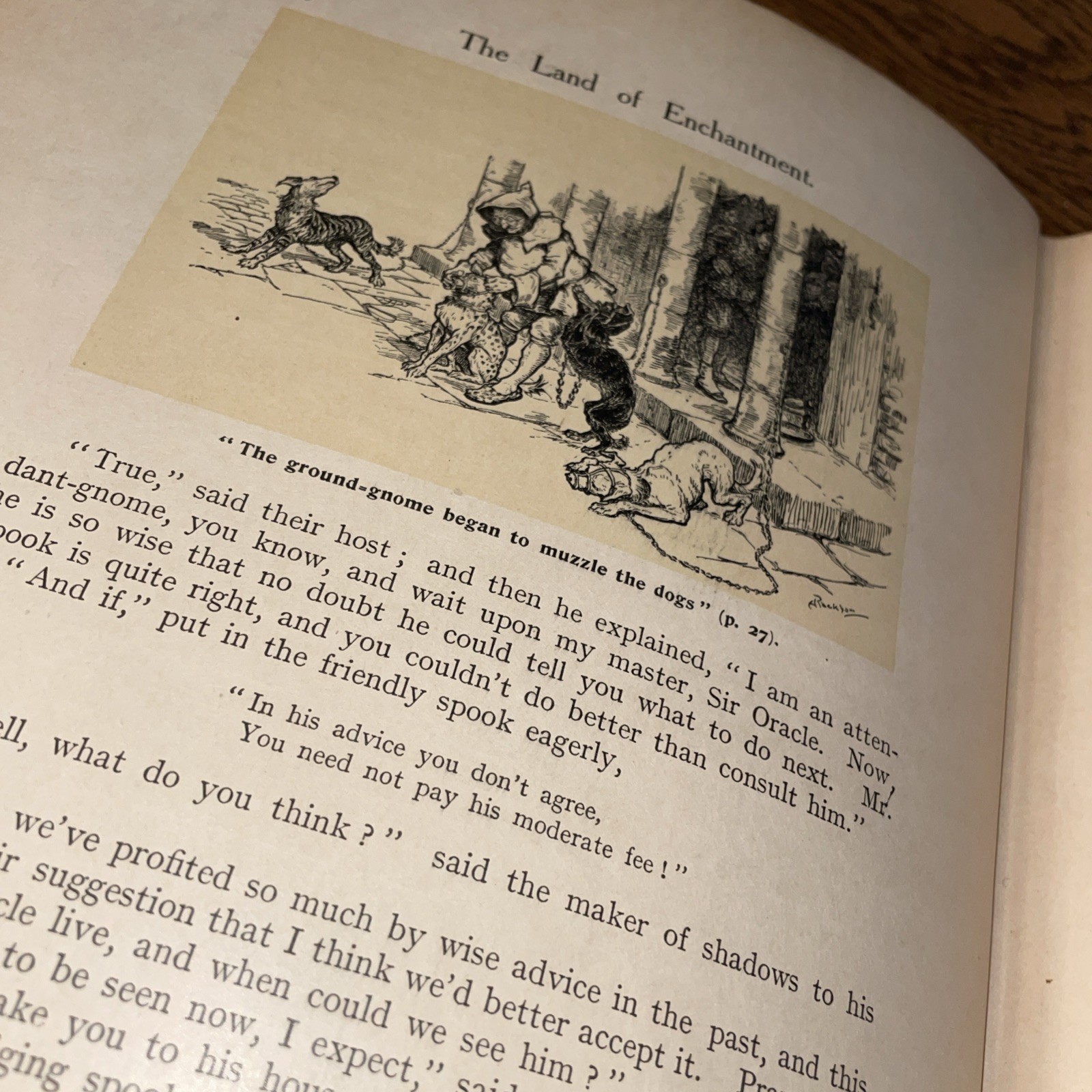 THE LAND OF ENCHANTMENT (1907) ARTHUR RACKHAM ILLUSTRATED, CASSELL 1ST EDITION