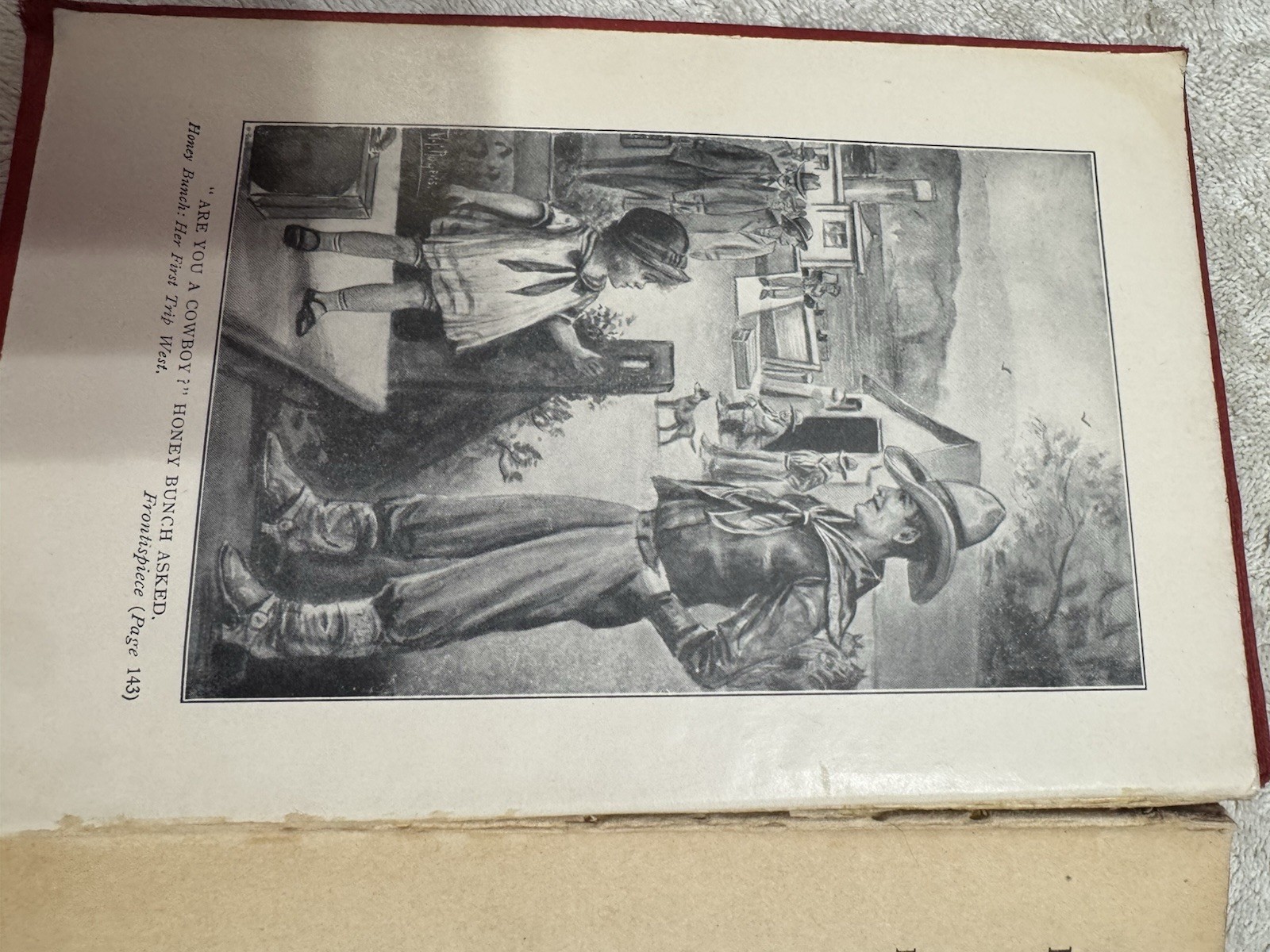 2)HONEY BUNCH: Her First Trip~Her First Auto Tour~Helen Louise Thorndyke HC 1926