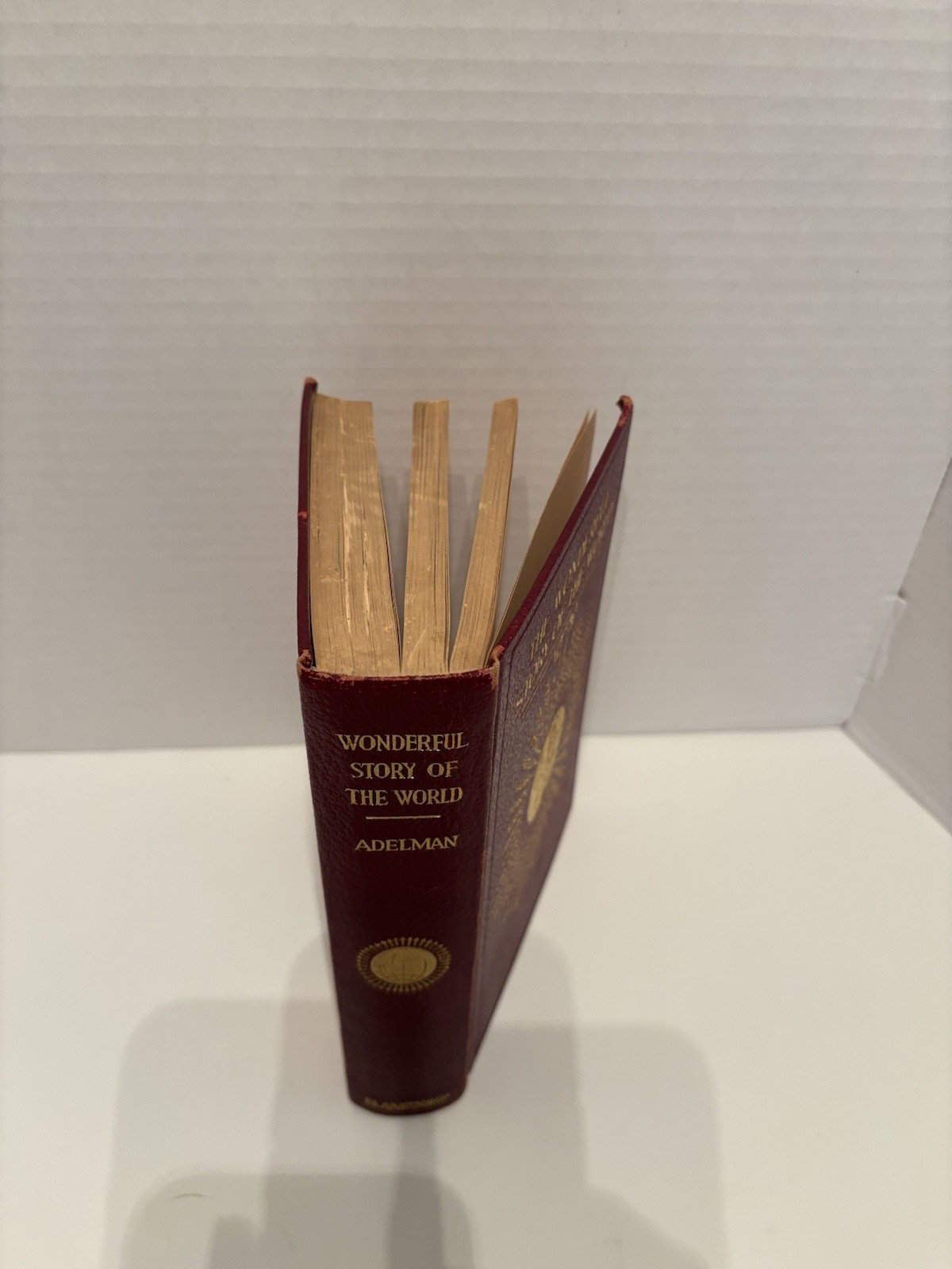 Antique 1924 “The Wonderful Story Of The World” By Joseph Adelman
