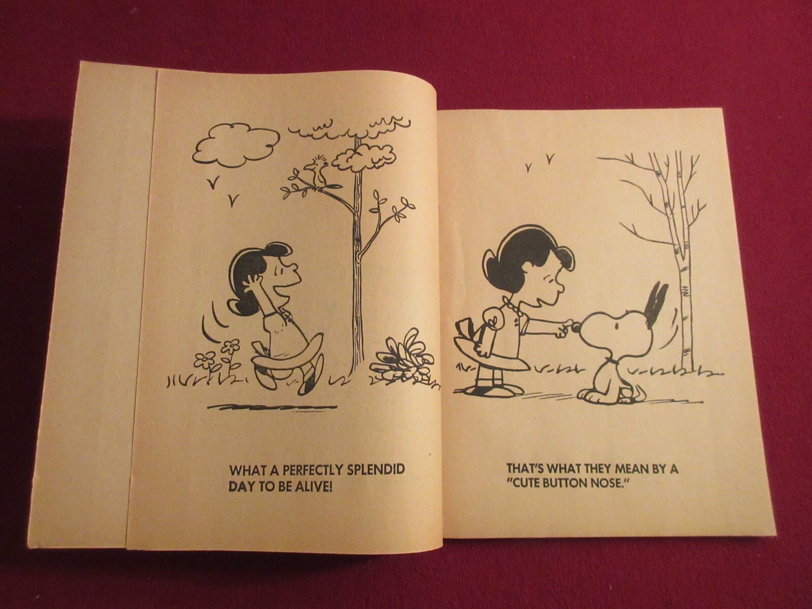 1970 Saalfield CHARLES SCHULZ PEANUTS COLORING BOOK FEATURING LUCY UNUSED