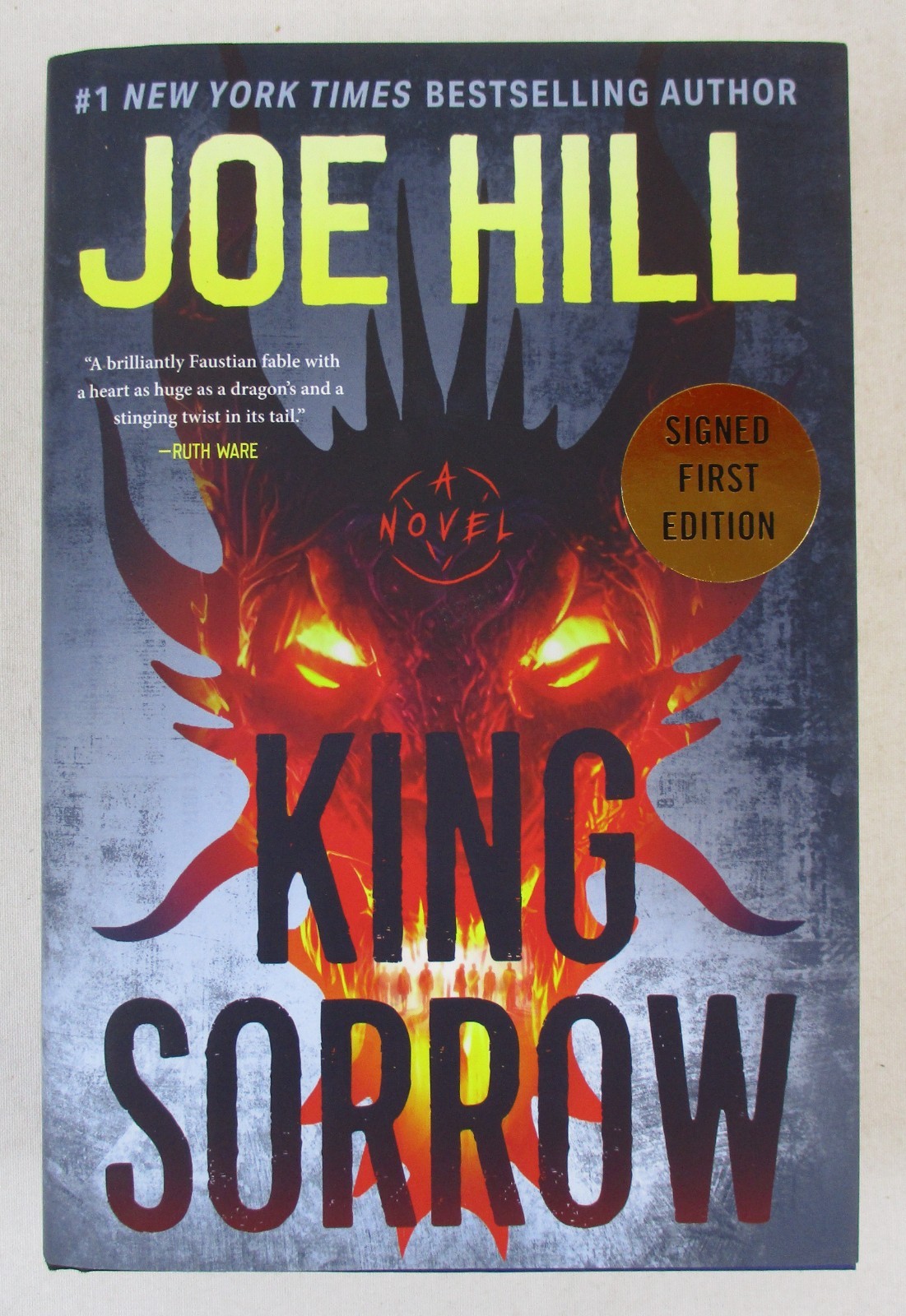 SIGNED 1st Edition/1st Printing „KING SORROW“ Joe Hill 2025 William Morrow HC DJ