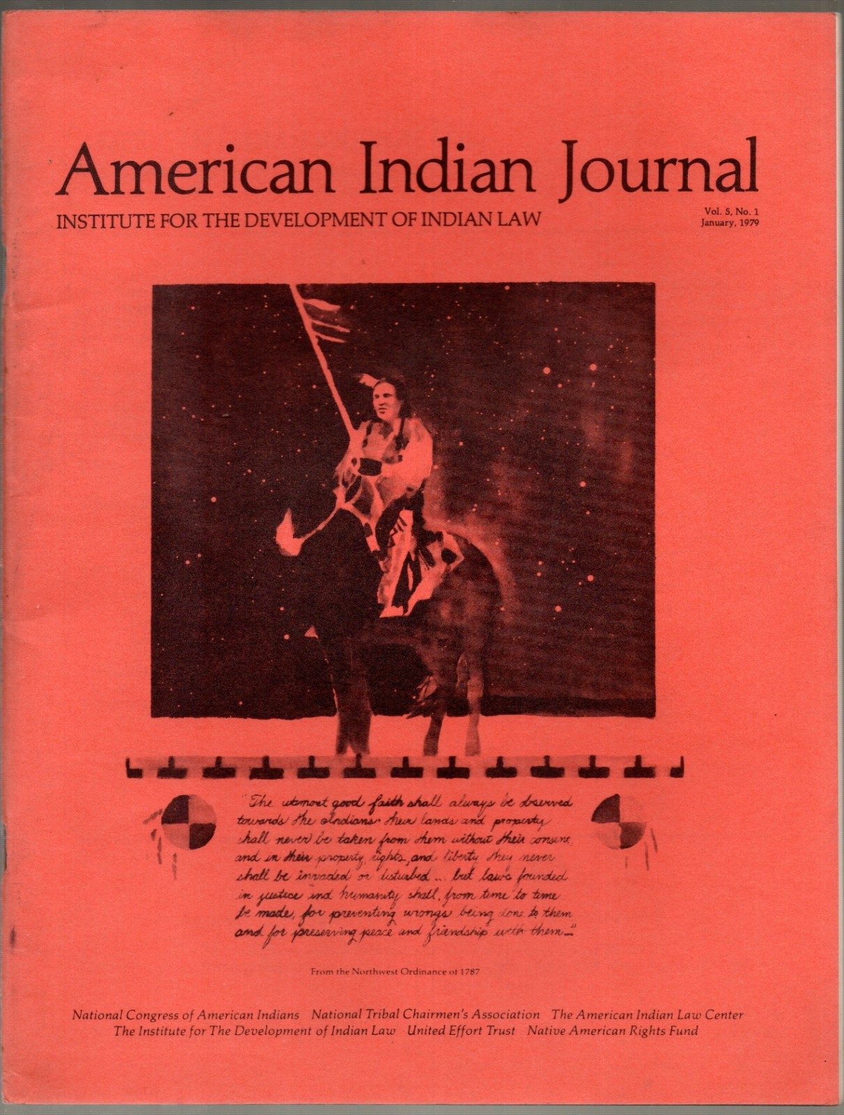 American Indian Journal Jan 1979 Vol 5 #1 Institute for the Development Law