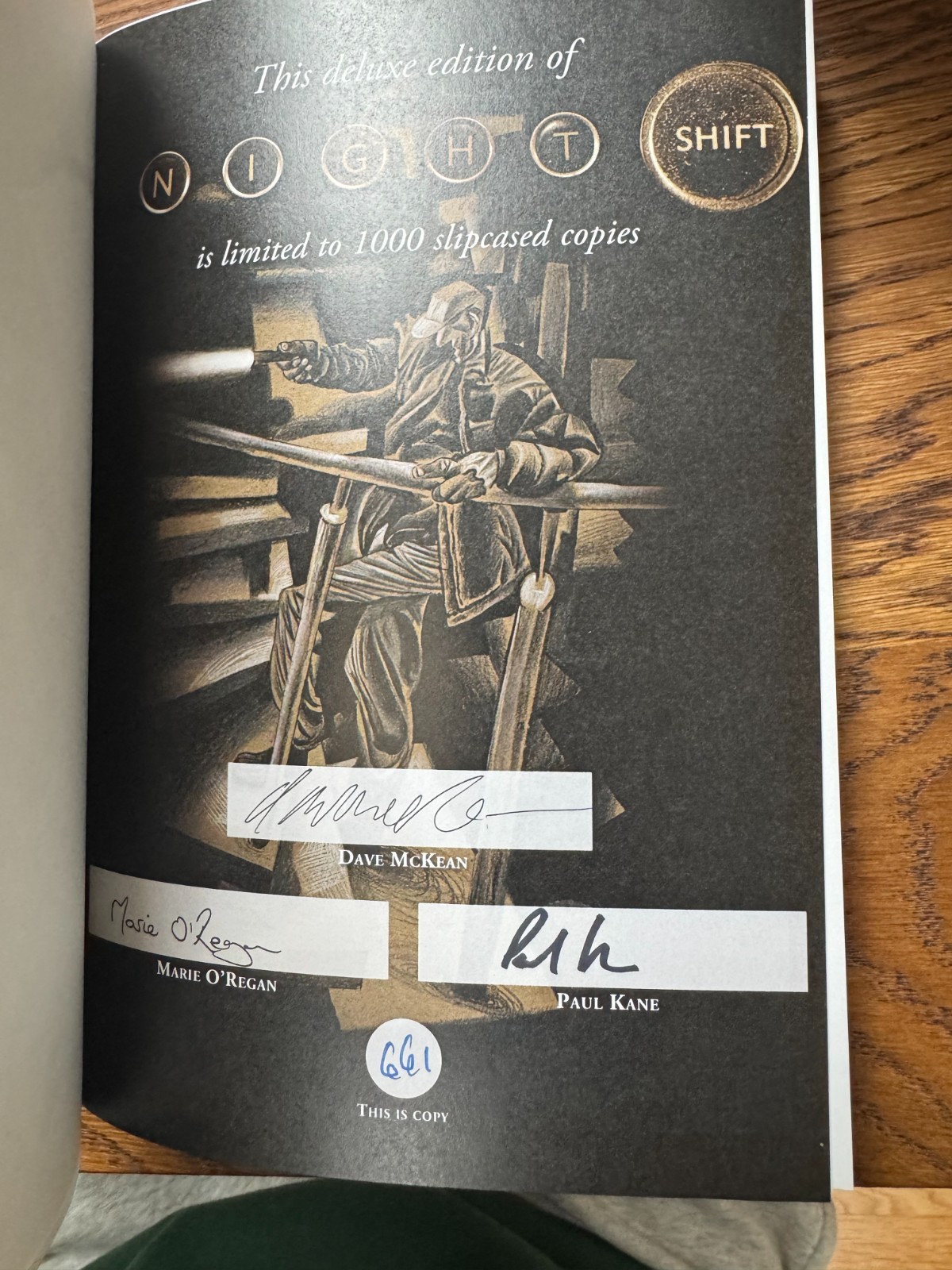 PS Publishing: Night Shift (Stephen King), Limited Deluxe (Gold) Edition #661